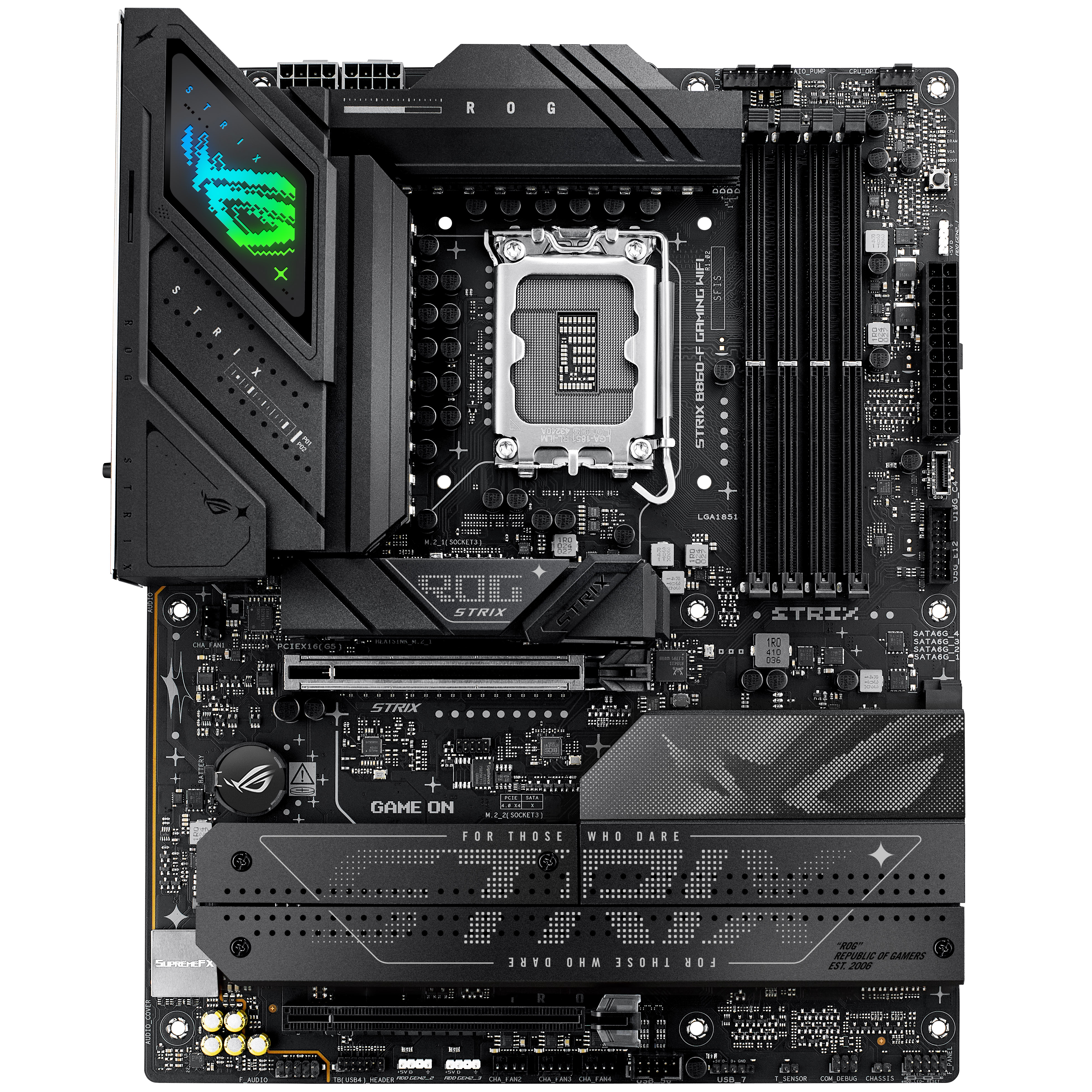 Asus - Asus ROG Strix B860-F Gaming WIFI (LGA 1851) DDR5 ATX Motherboard