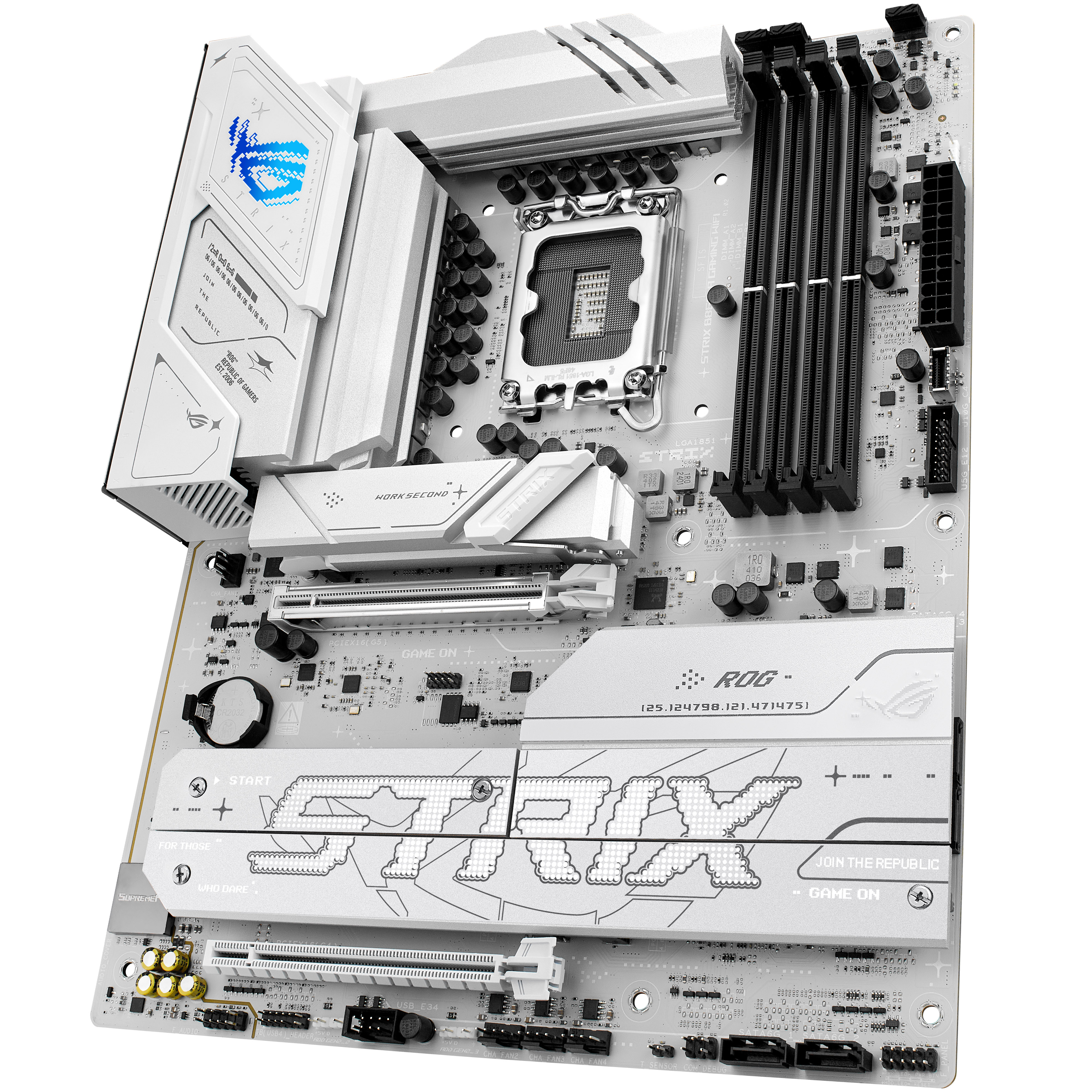 Asus - Asus ROG Strix B860-A Gaming WIFI (LGA 1851) DDR5 ATX Motherboard