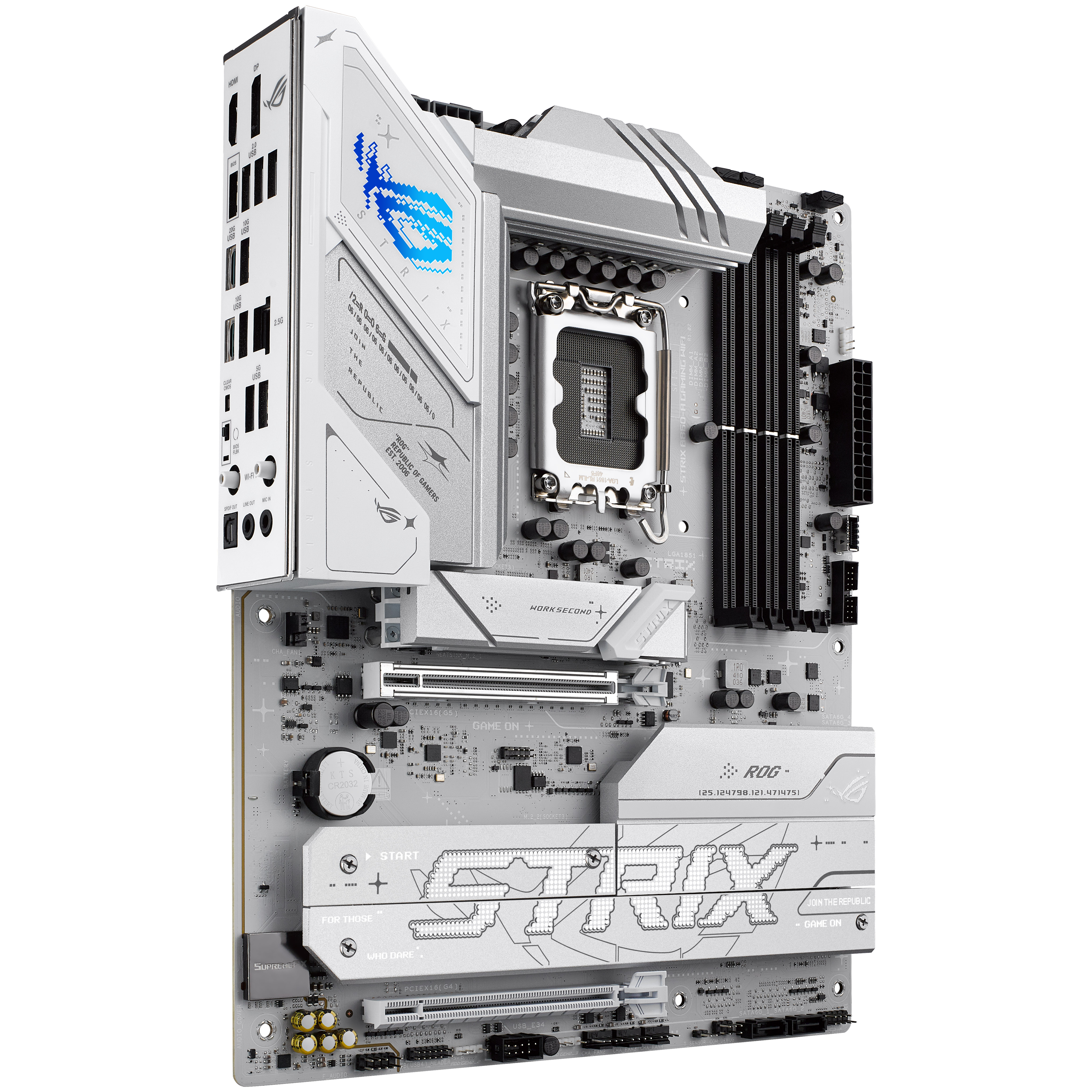 Asus - Asus ROG Strix B860-A Gaming WIFI (LGA 1851) DDR5 ATX Motherboard