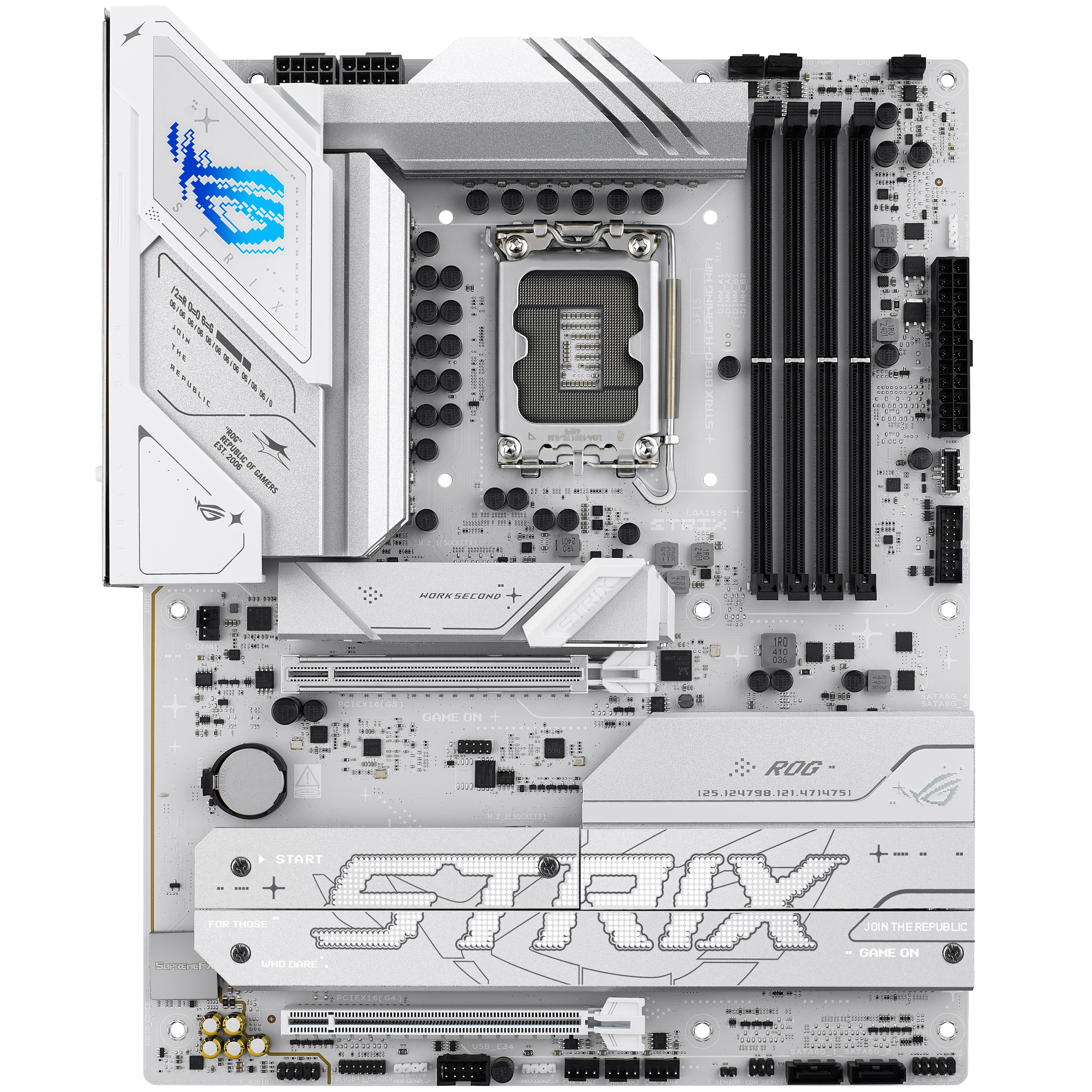 Asus - Asus ROG Strix B860-A Gaming WIFI (LGA 1851) DDR5 ATX Motherboard