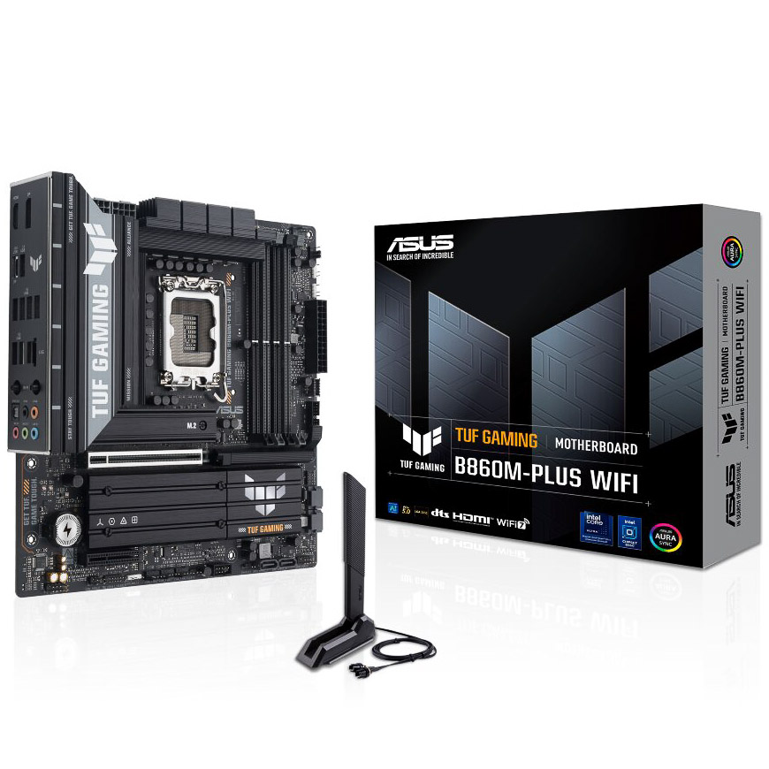 Asus TUF Gaming B860M-Plus WIFI (LGA 1851) DDR5 Micro-ATX Motherboard