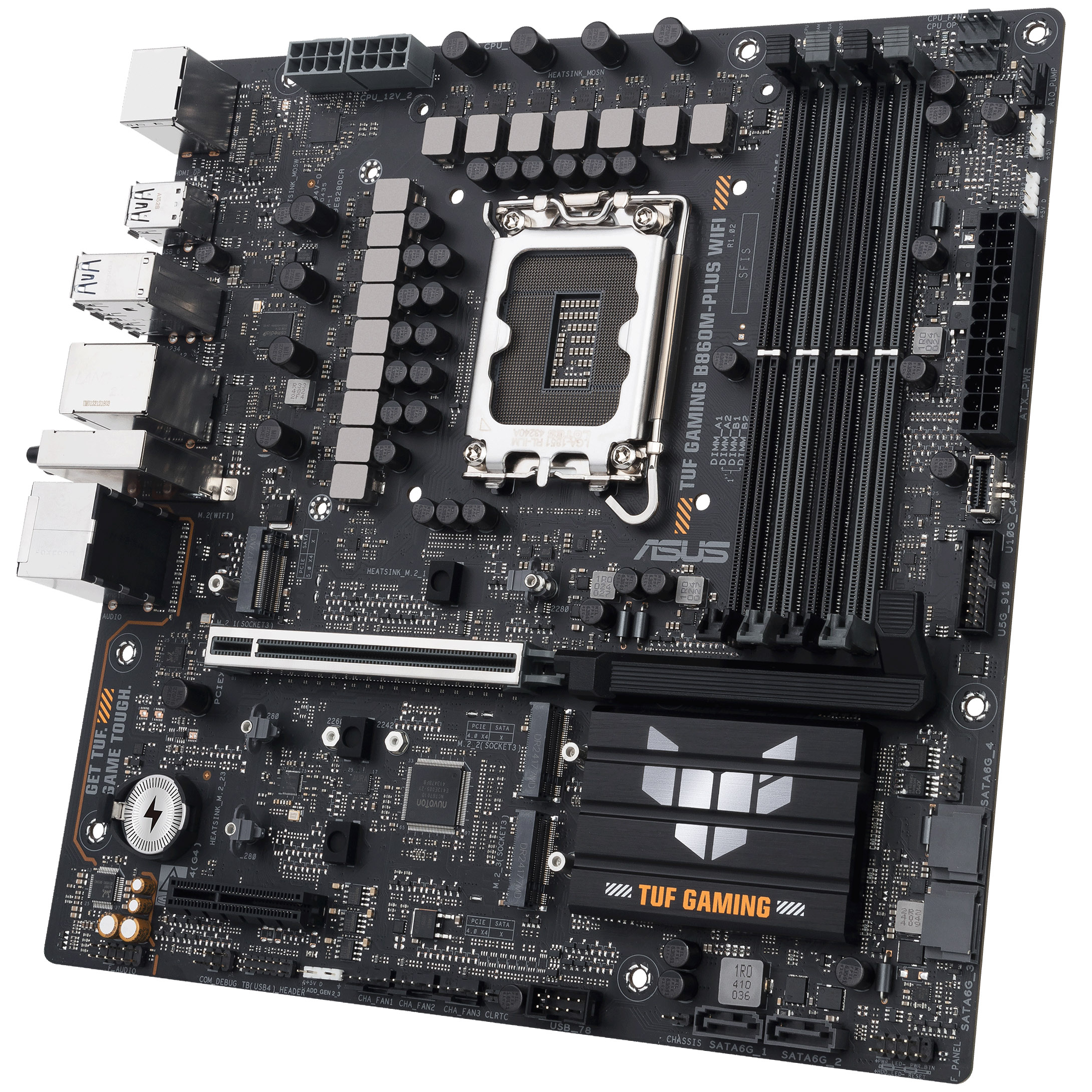 Asus - Asus TUF Gaming B860M-Plus WIFI (LGA 1851) DDR5 Micro-ATX Motherboard