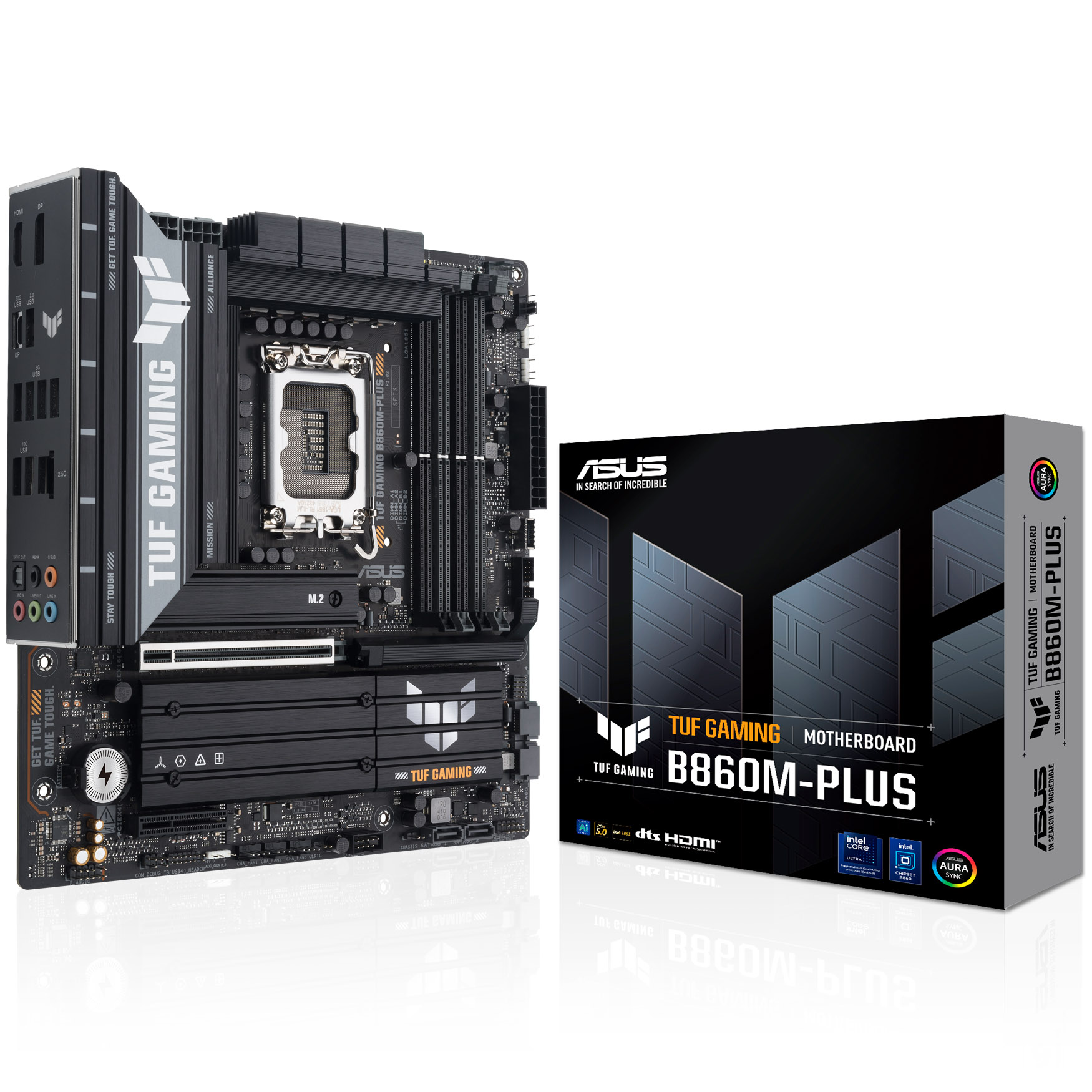 Asus TUF Gaming B860M-Plus (LGA 1851) DDR5 Micro-ATX Motherboard