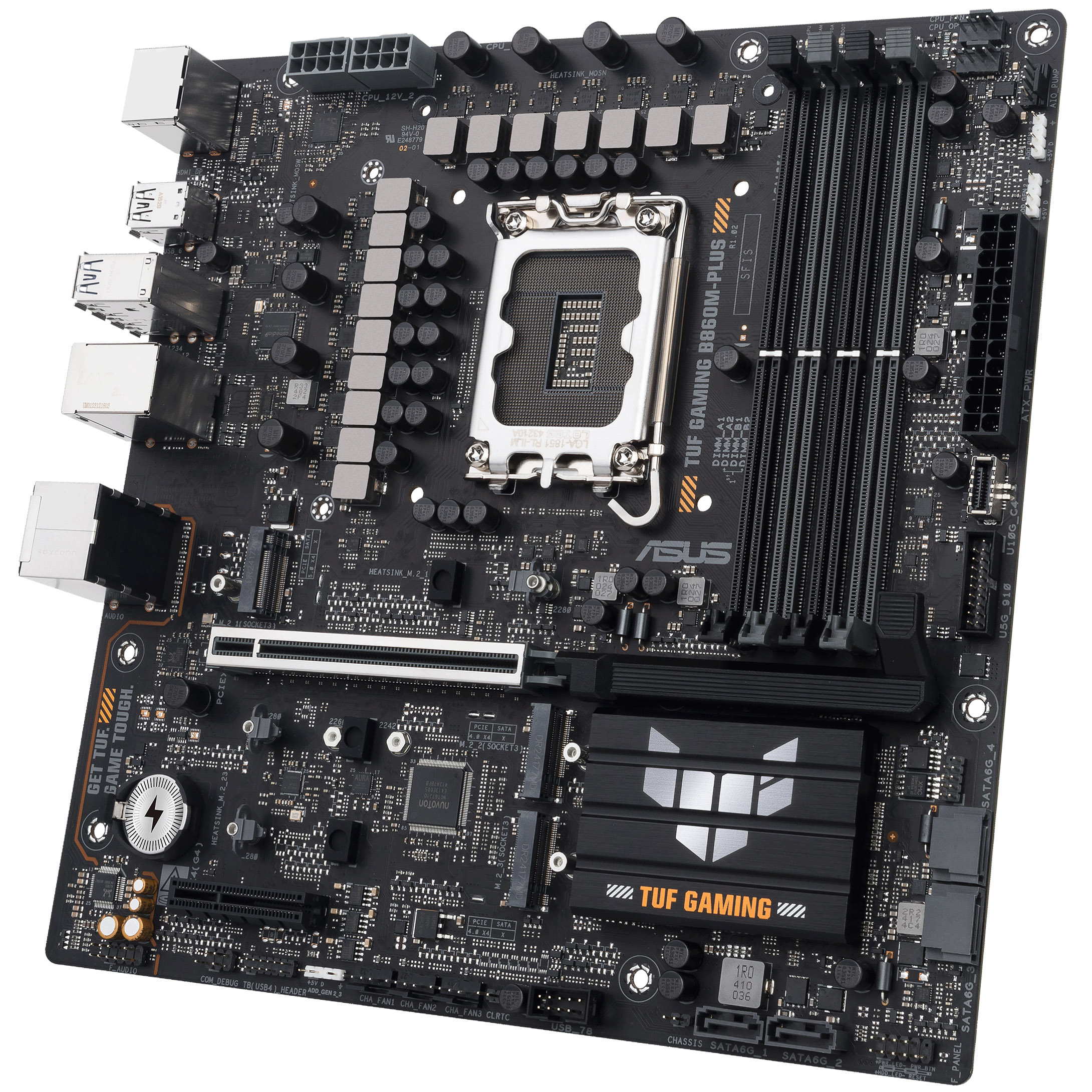 Asus - Asus TUF Gaming B860M-Plus (LGA 1851) DDR5 Micro-ATX Motherboard