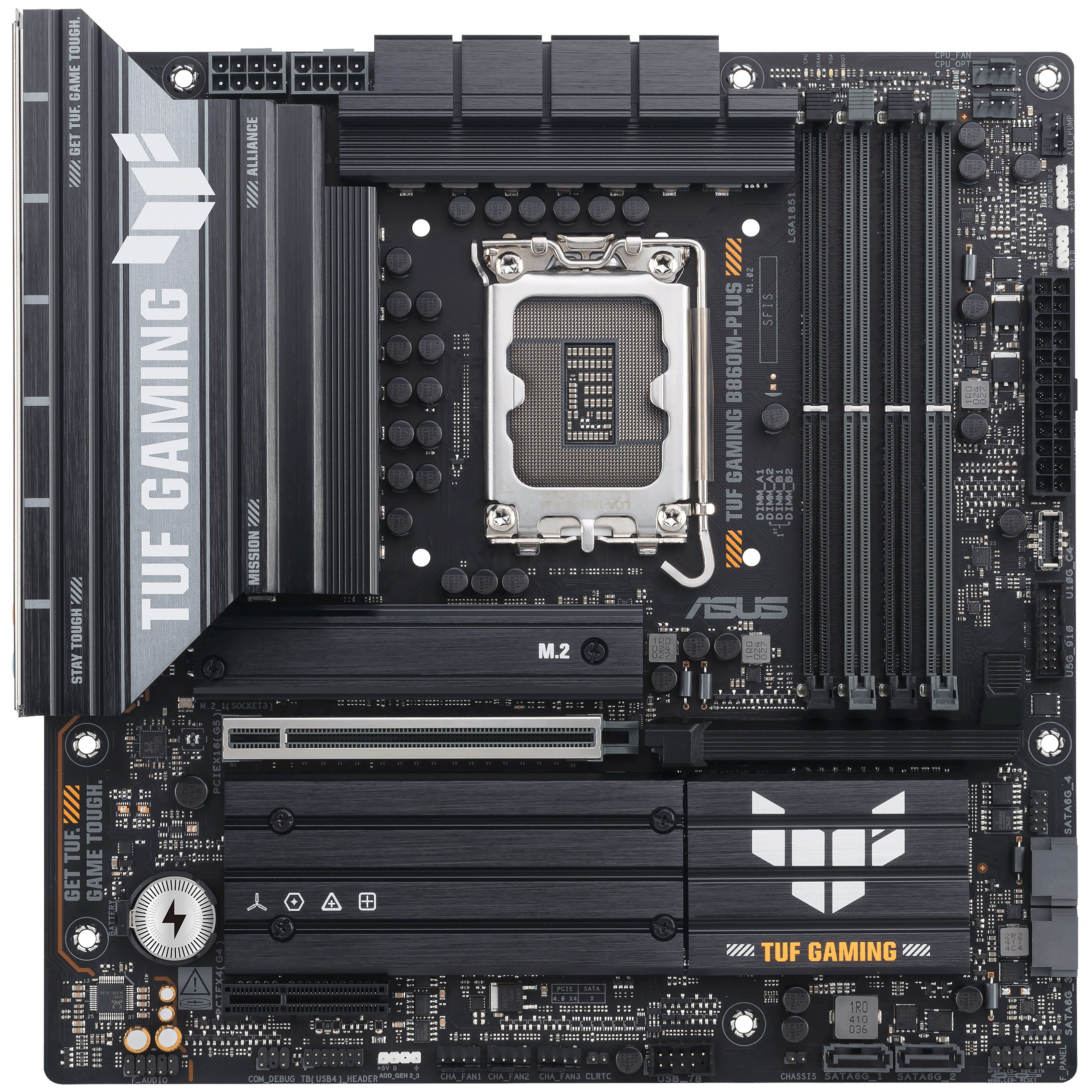 Asus - Asus TUF Gaming B860M-Plus (LGA 1851) DDR5 Micro-ATX Motherboard