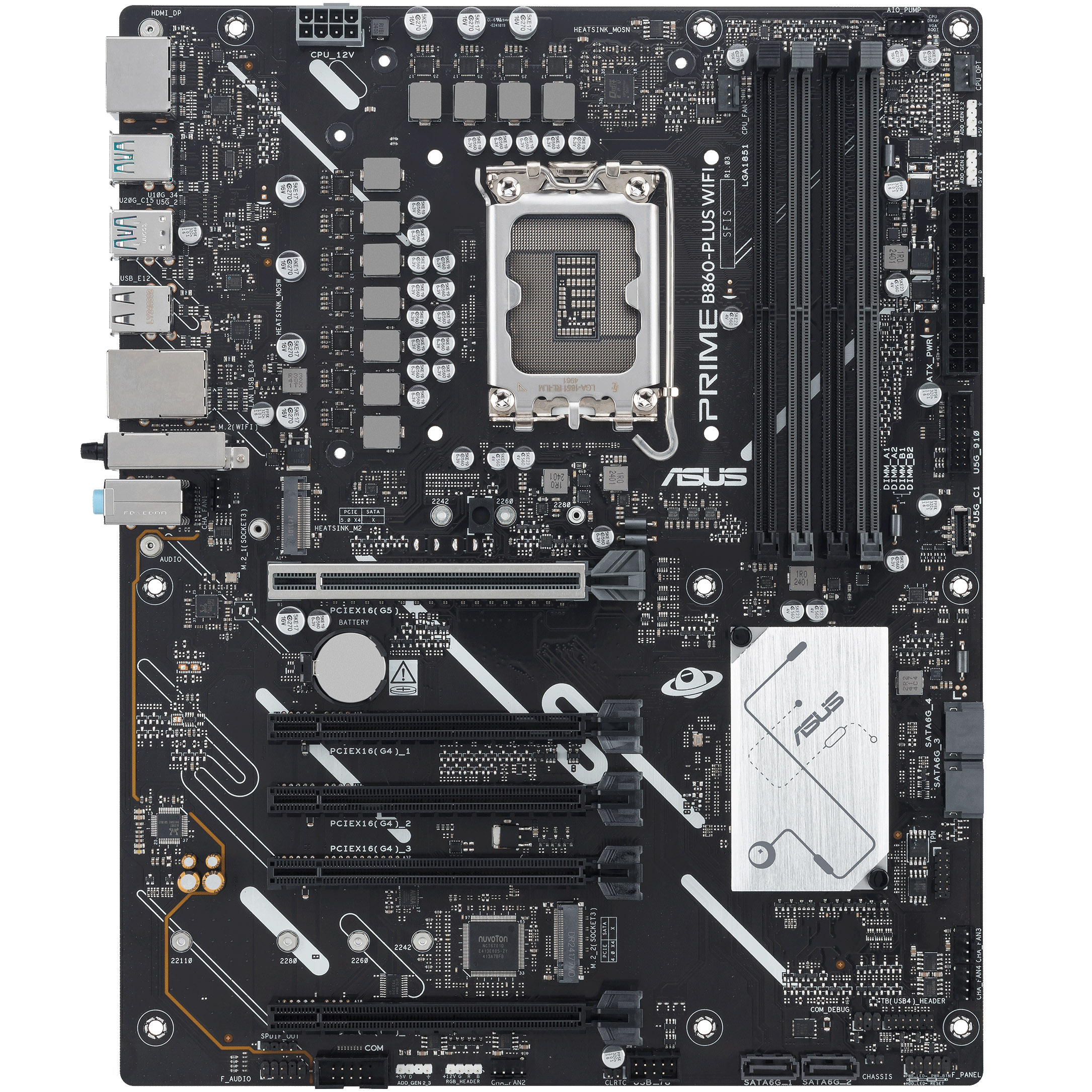 Asus - Asus Prime B860-Plus WIFI (LGA 1851) DDR5 ATX Motherboard