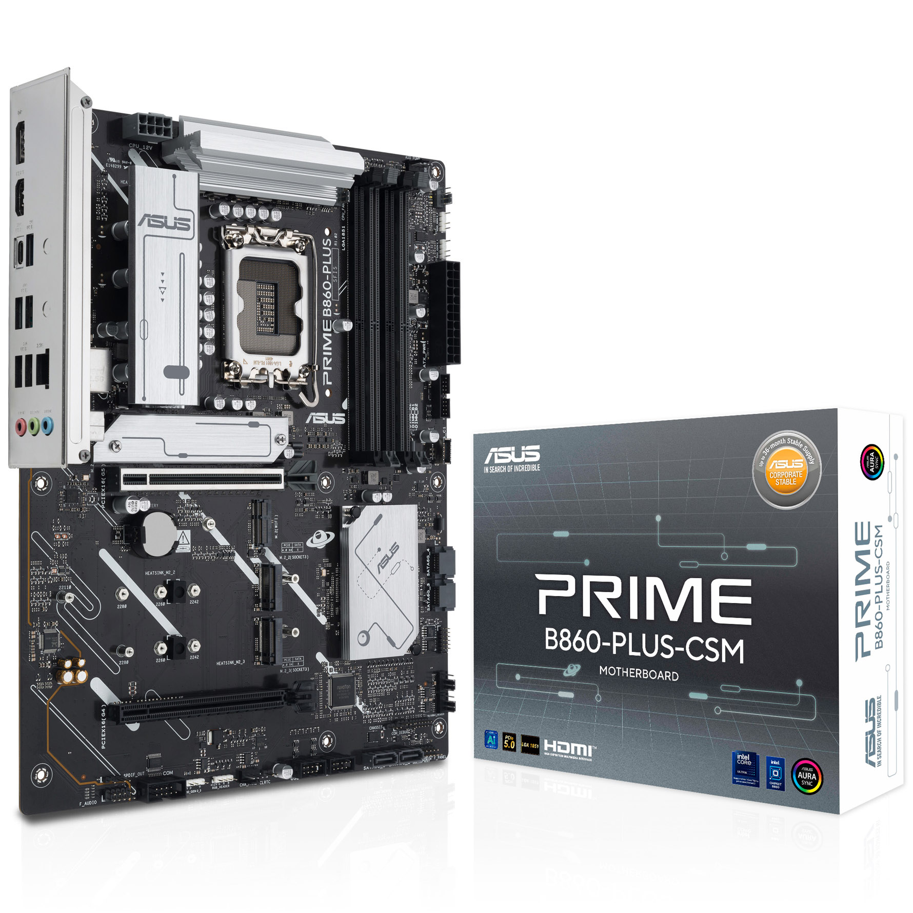 Asus Prime B860-Plus CSM (LGA 1851) DDR5 ATX Motherboard