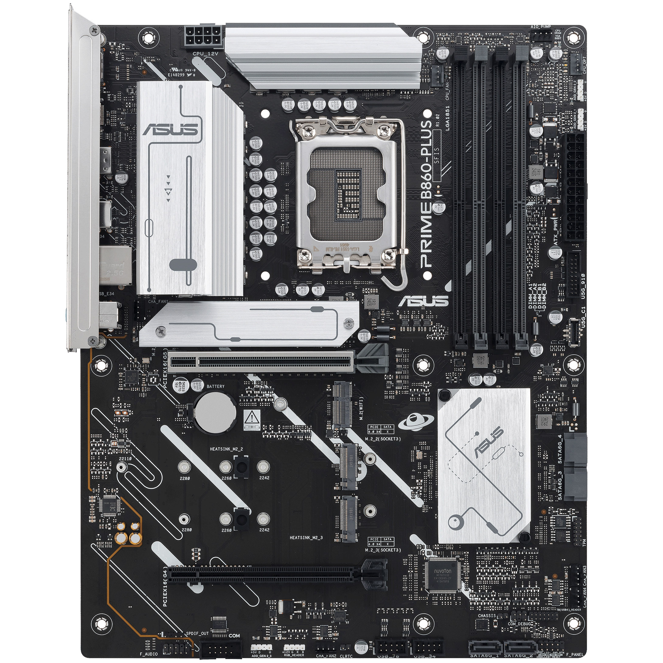 Asus - Asus Prime B860-Plus CSM (LGA 1851) DDR5 ATX Motherboard