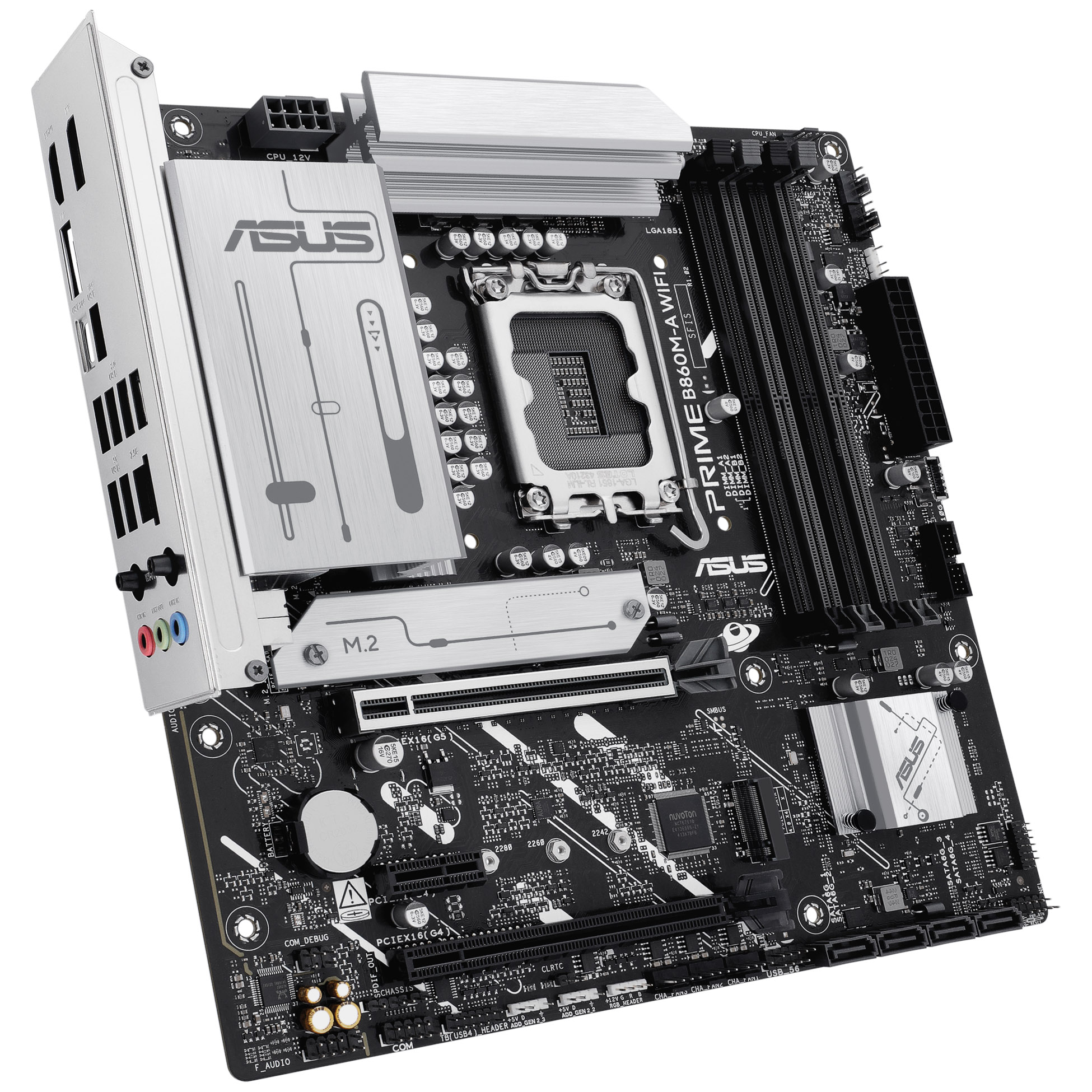 Asus - Asus Prime B860M-A WIFI (LGA 1851) DDR5 Micro-ATX Motherboard