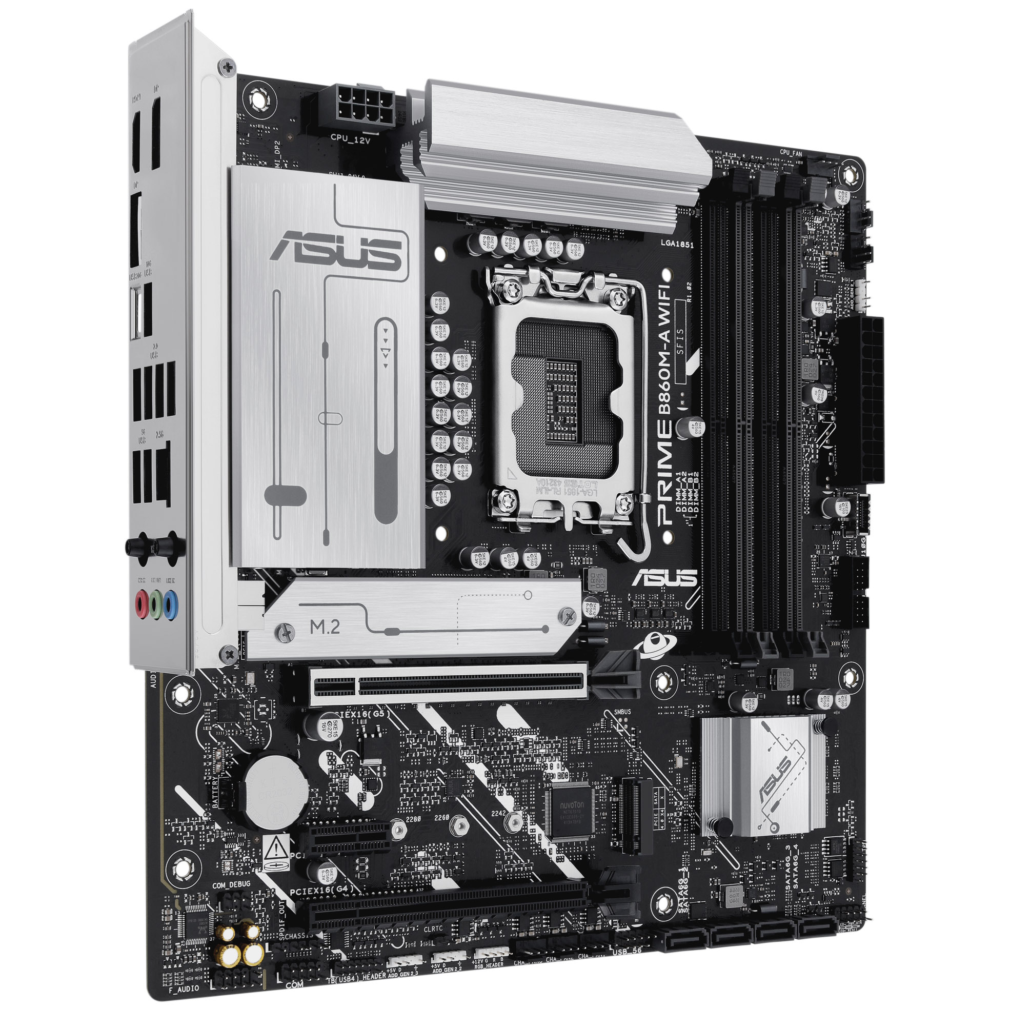 Asus - Asus Prime B860M-A WIFI (LGA 1851) DDR5 Micro-ATX Motherboard