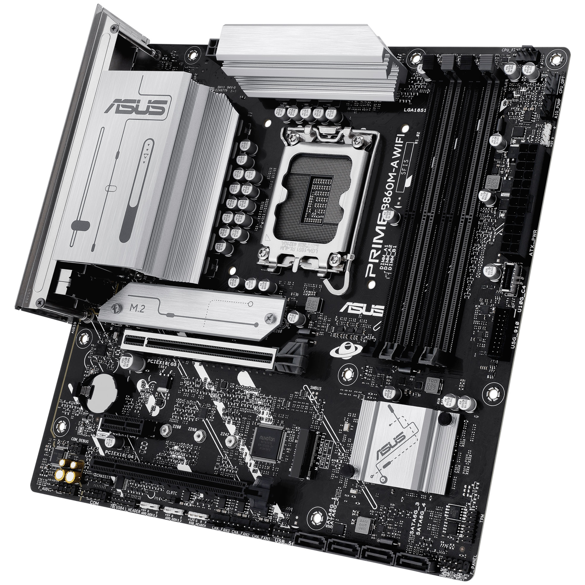 Asus - Asus Prime B860M-A WIFI (LGA 1851) DDR5 Micro-ATX Motherboard