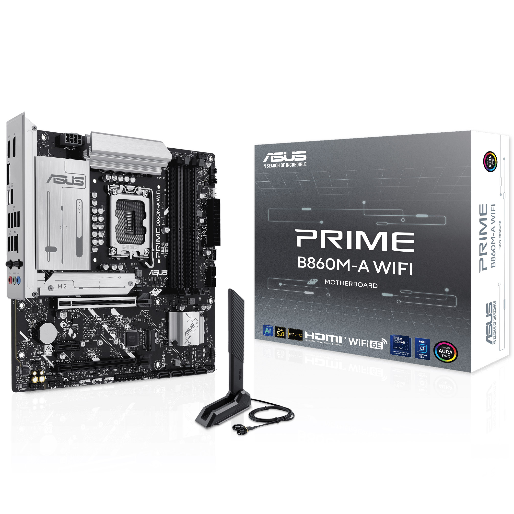 Asus Prime B860M-A WIFI (LGA 1851) DDR5 Micro-ATX Motherboard