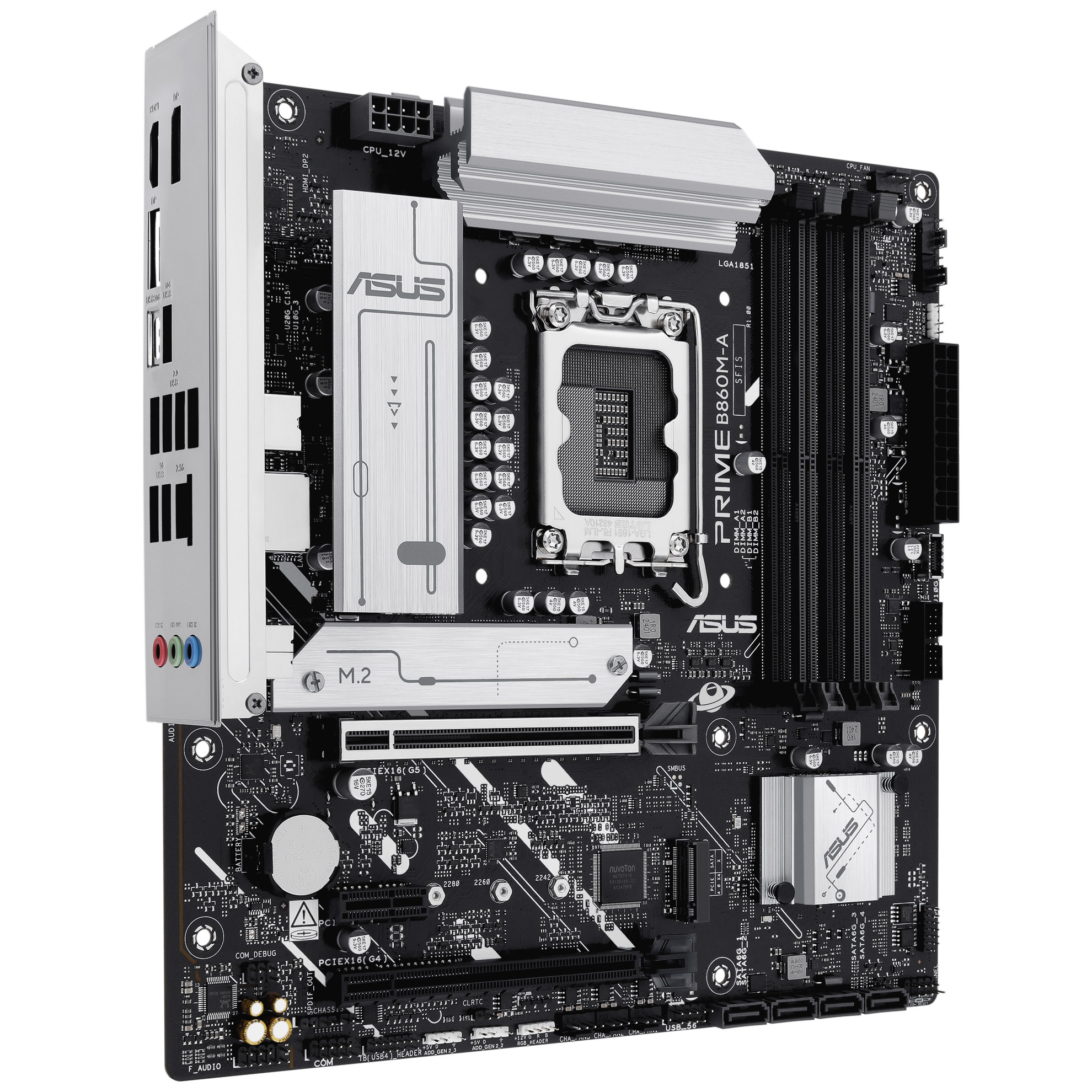 Asus - Asus Prime B860M-A CSM (LGA 1851) DDR5 Micro-ATX Motherboard