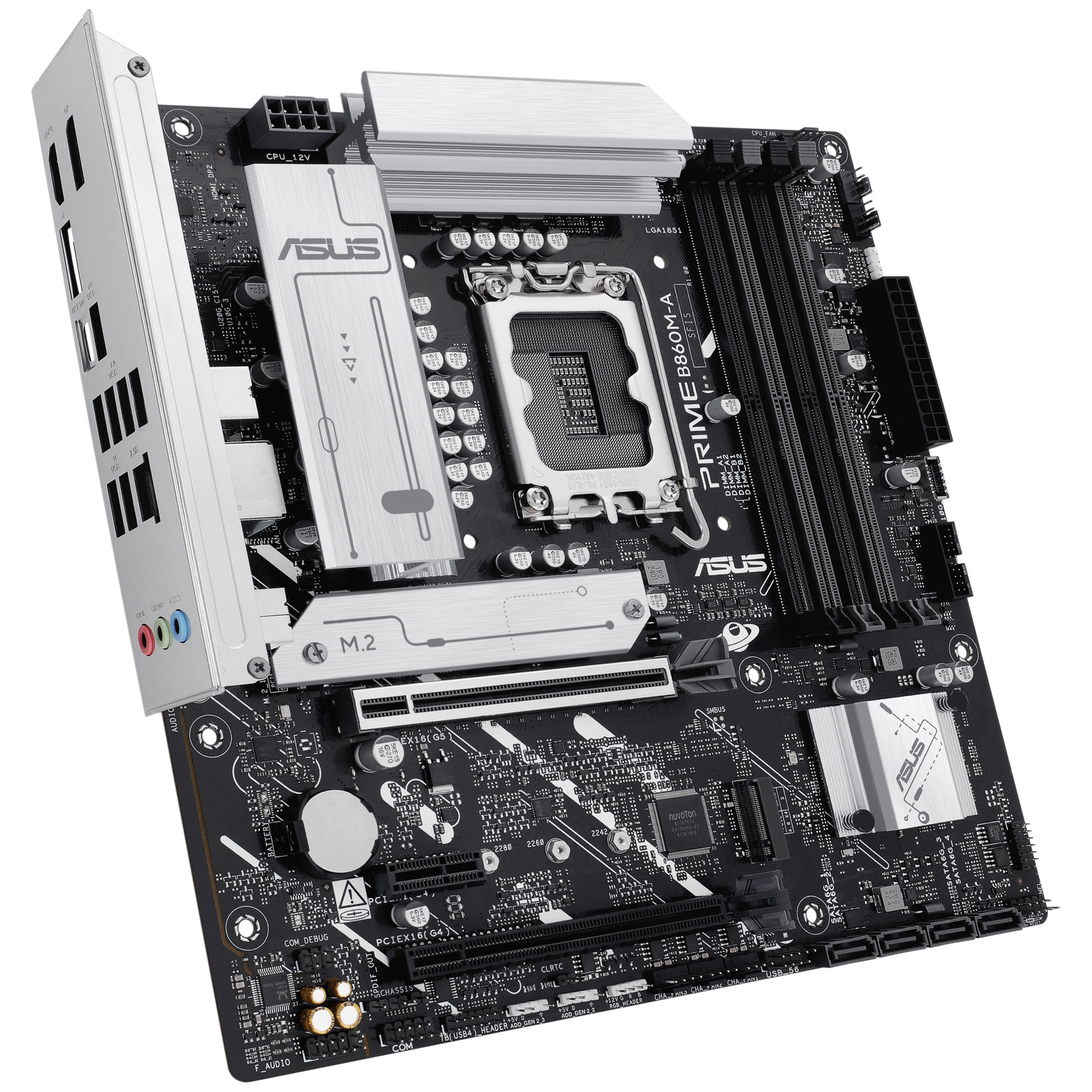 Asus - Asus Prime B860M-A CSM (LGA 1851) DDR5 Micro-ATX Motherboard