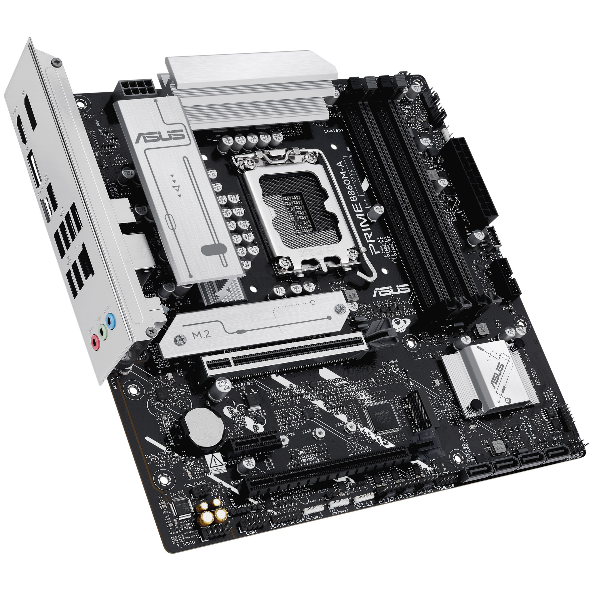 Asus - Asus Prime B860M-A CSM (LGA 1851) DDR5 Micro-ATX Motherboard