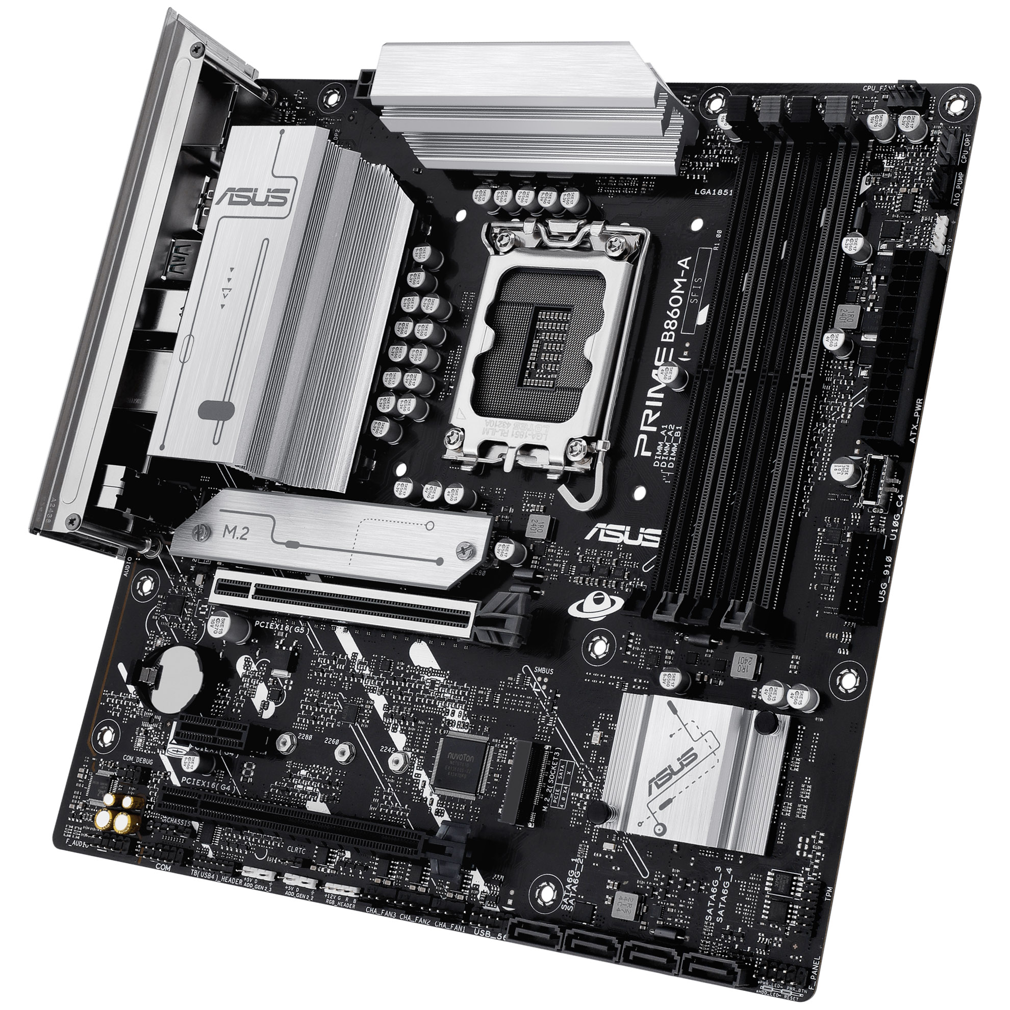 Asus - Asus Prime B860M-A CSM (LGA 1851) DDR5 Micro-ATX Motherboard