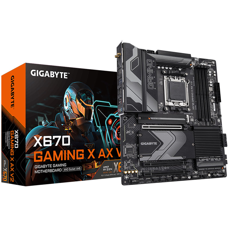 Gigabyte X670 Gaming X AX V2 (Socket AM5) DDR5 ATX Motherboard 