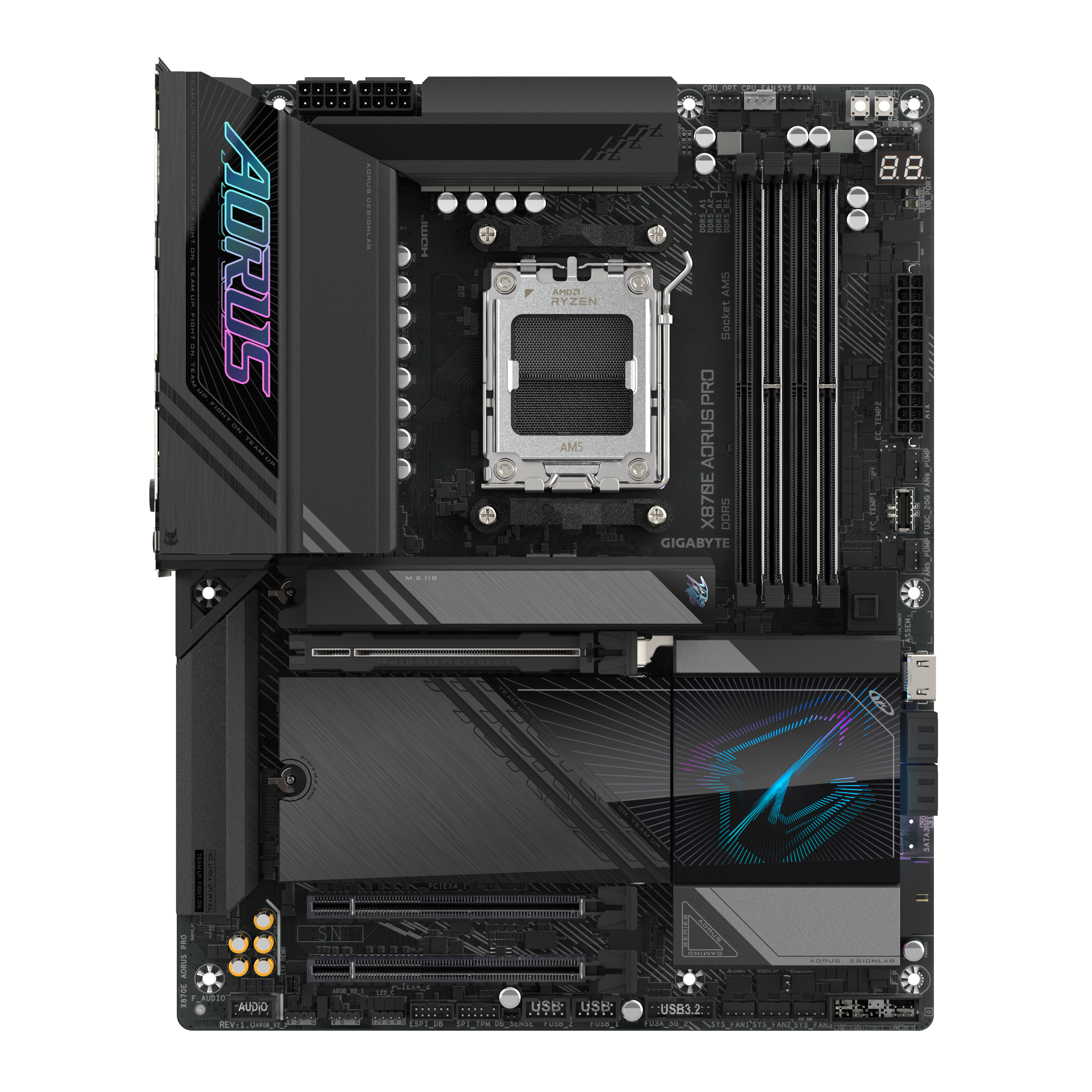 Gigabyte - Gigabyte X870E Aorus Pro (Socket AM5) DDR5 ATX Motherboard