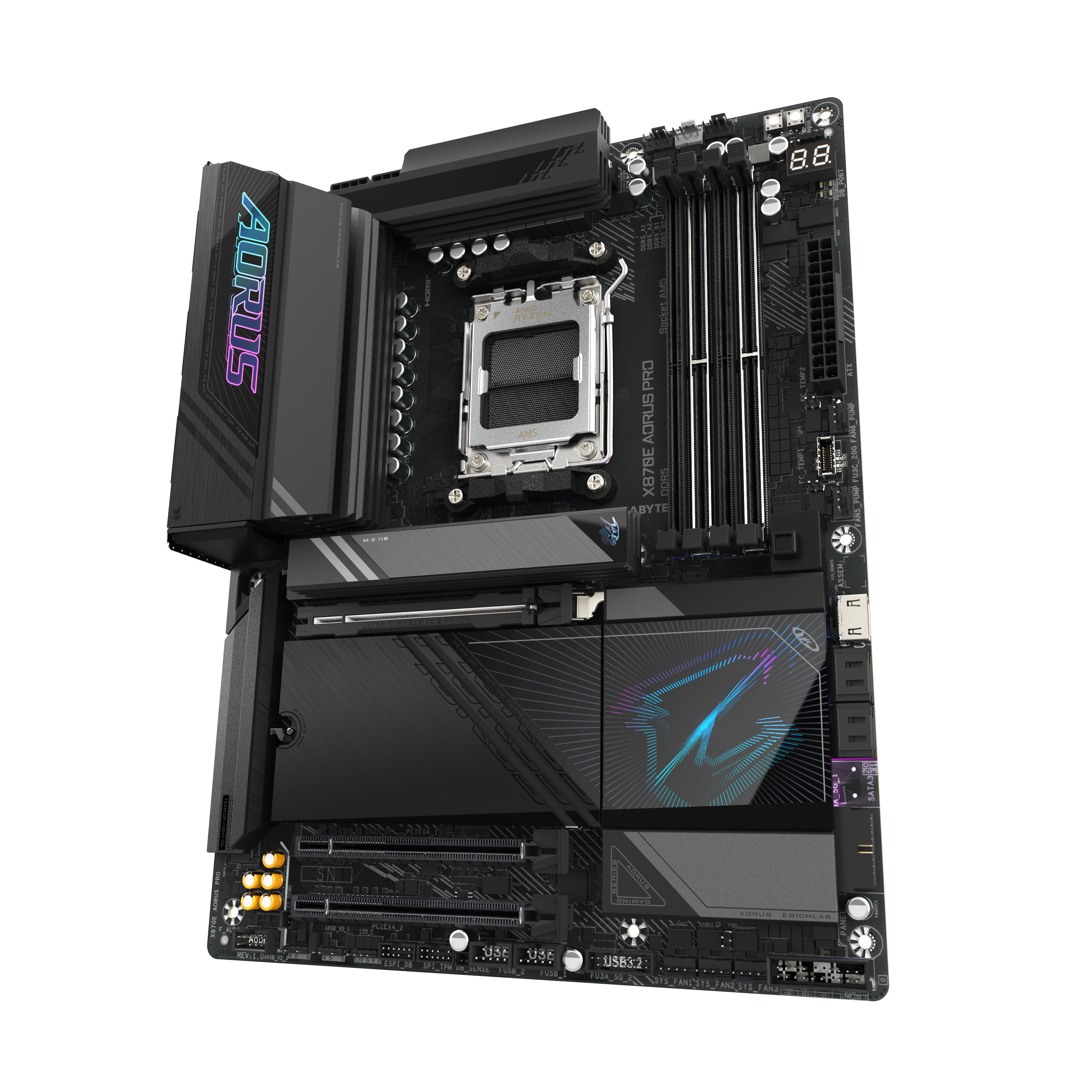 Gigabyte - Gigabyte X870E Aorus Pro (Socket AM5) DDR5 ATX Motherboard