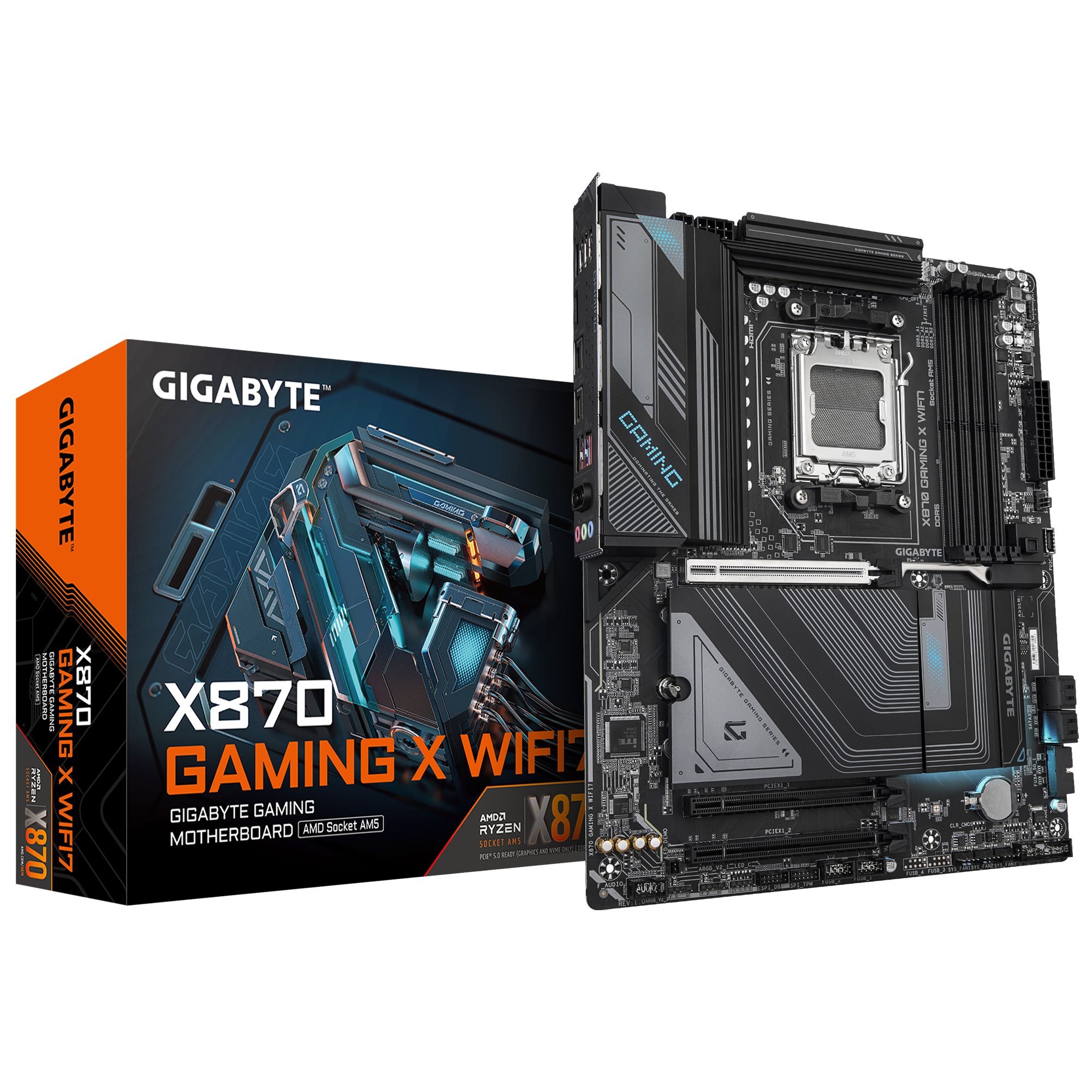 Gigabyte X870 GAMING X WIFI7 (Socket AM5) DDR5 ATX Motherboard