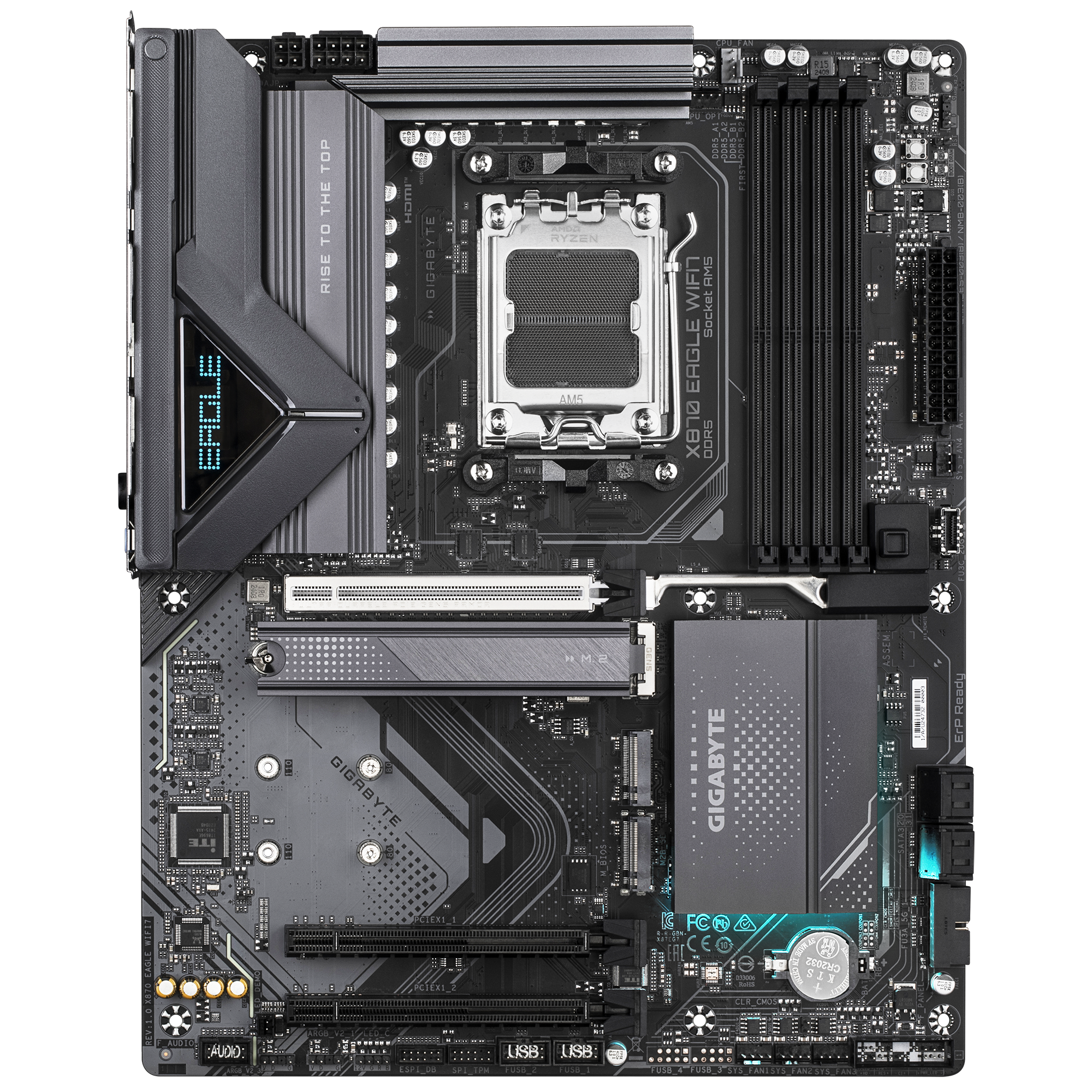 Gigabyte - Gigabyte X870 EAGLE WIFI7 (Socket AM5) DDR5 ATX Motherboard