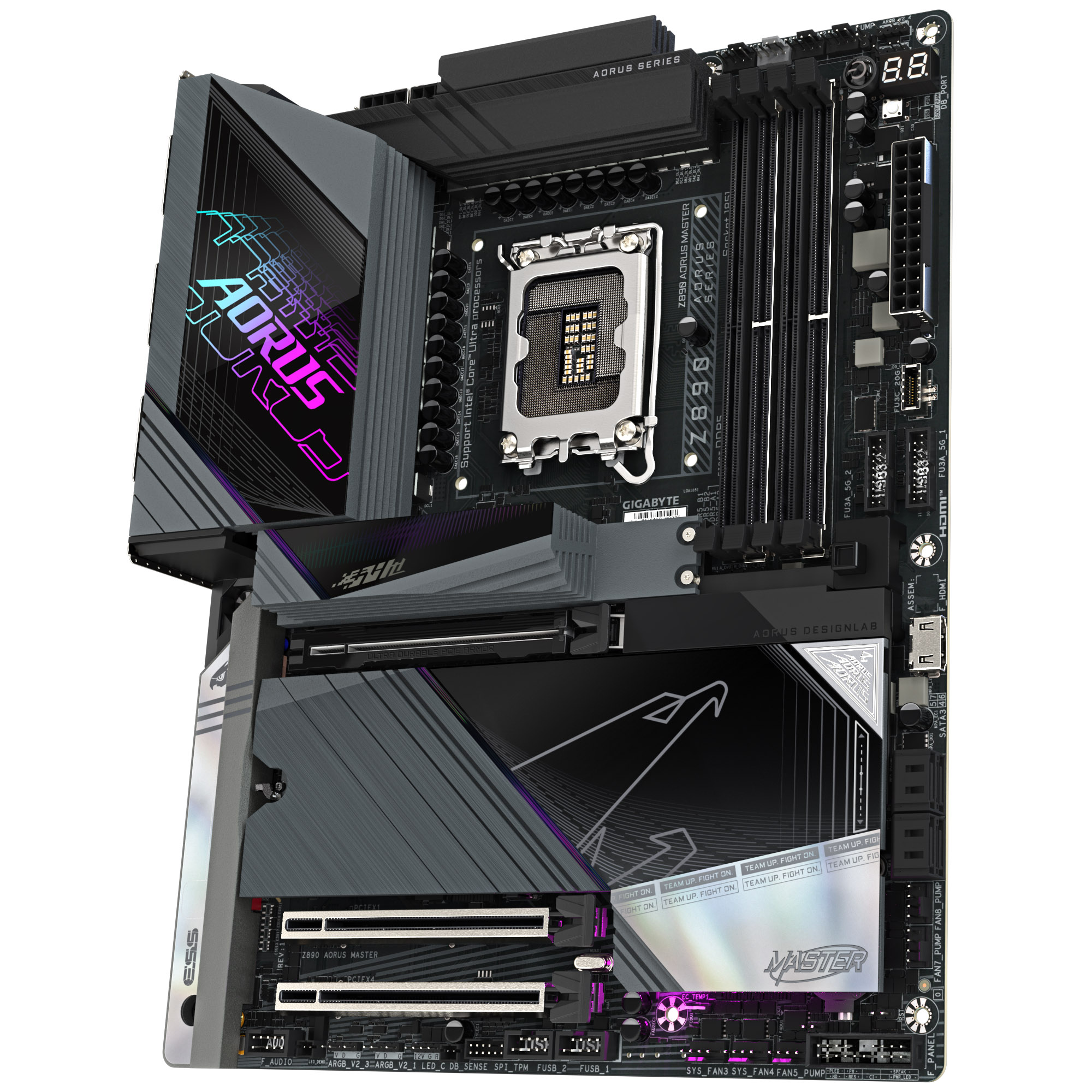 Gigabyte - Gigabyte Z890 AORUS MASTER (LGA1851) DDR5 ATX Motherboard