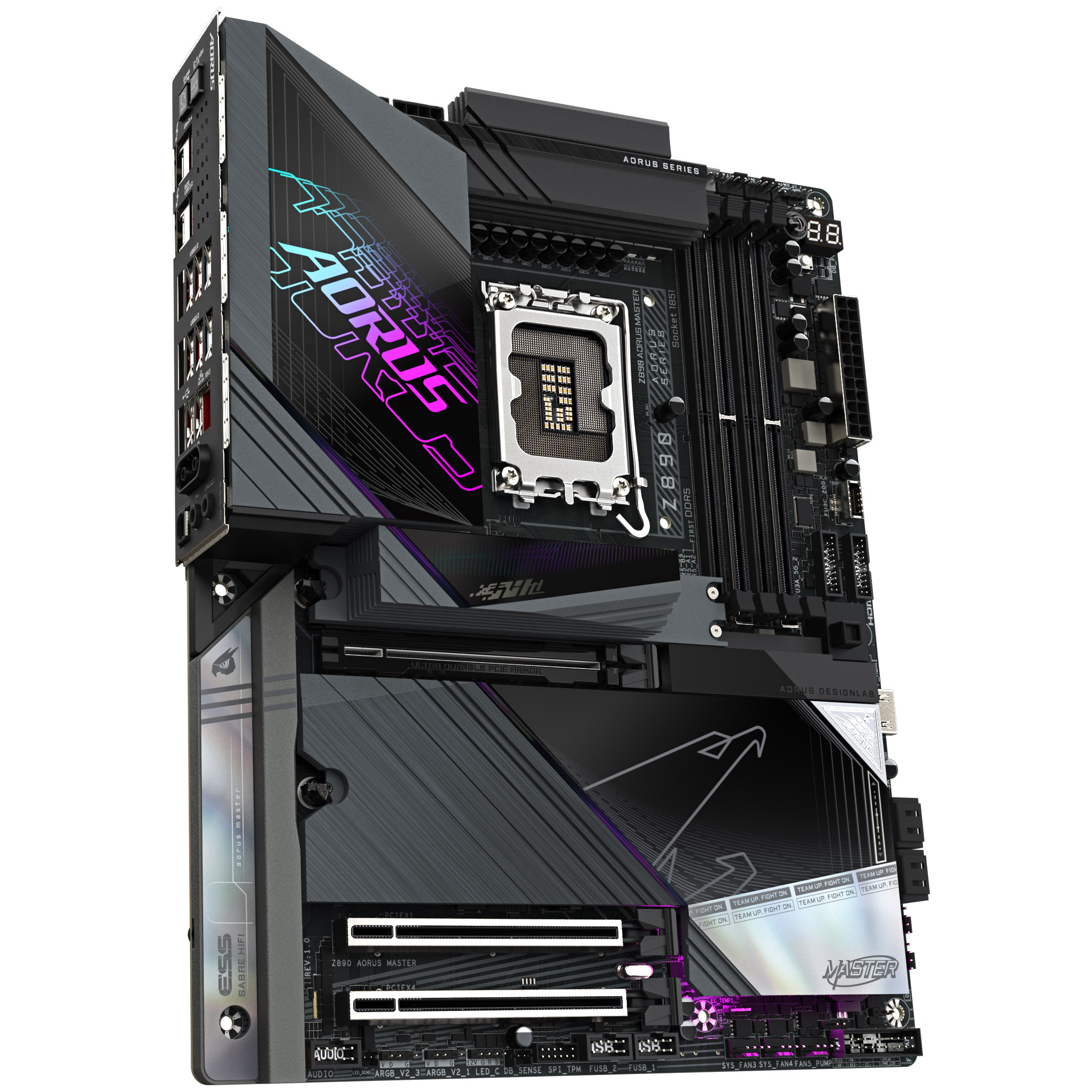 Gigabyte - Gigabyte Z890 AORUS MASTER (LGA1851) DDR5 ATX Motherboard