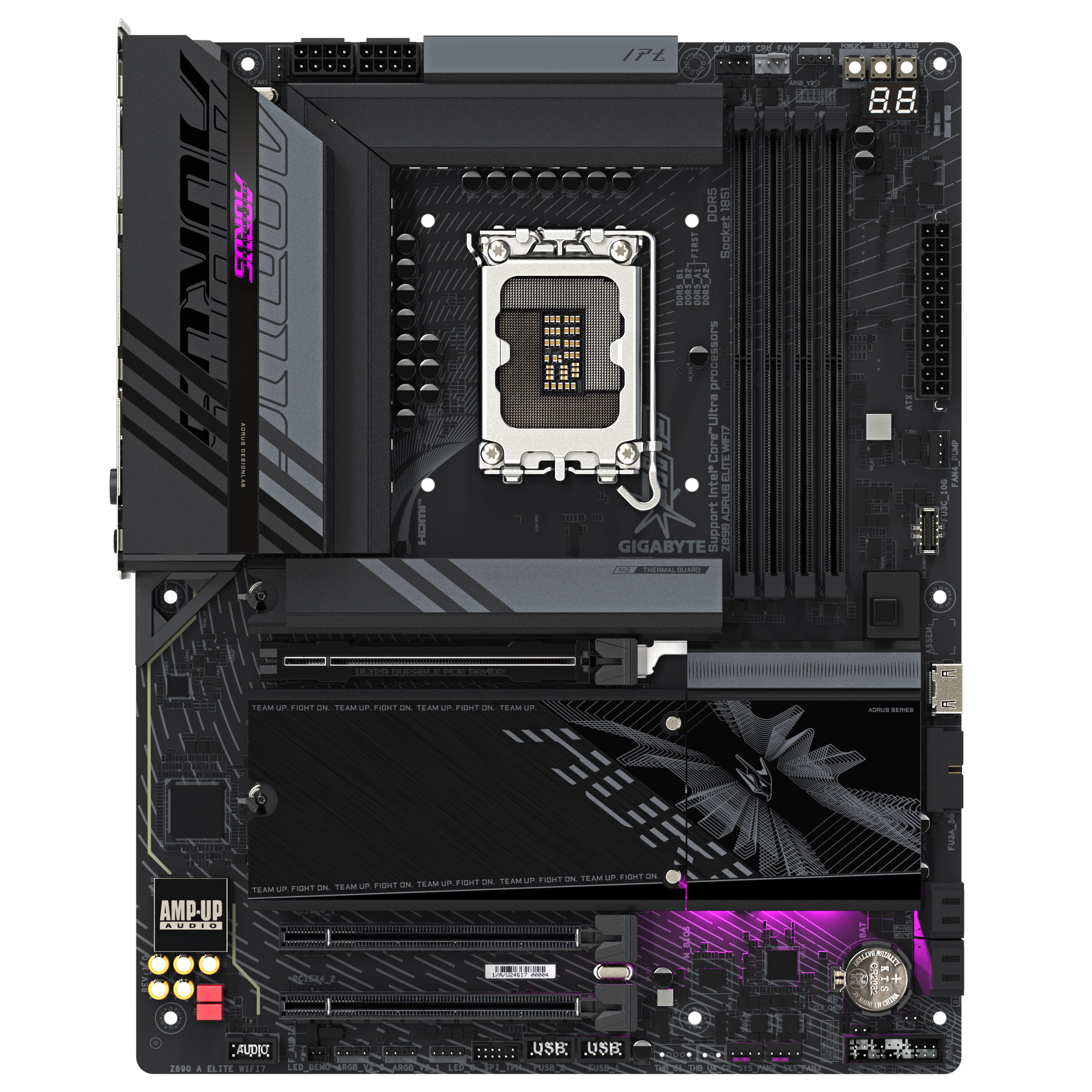 Gigabyte - Gigabyte Z890 AORUS ELITE WIFI7 (LGA1851) DDR5 ATX Motherboard