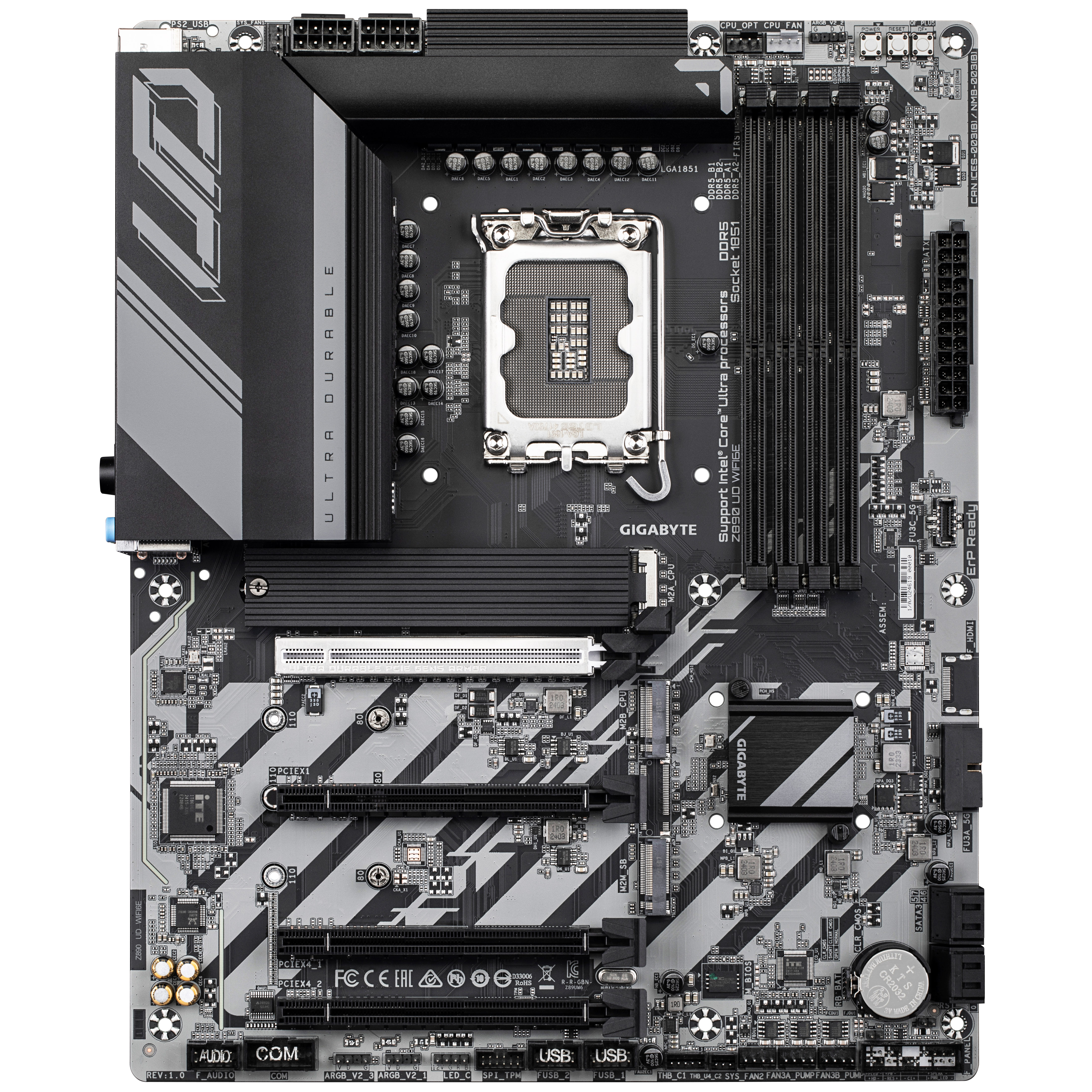 Gigabyte - Gigabyte Z890 UD WIFI6E (LGA1851) DDR5 ATX Motherboard