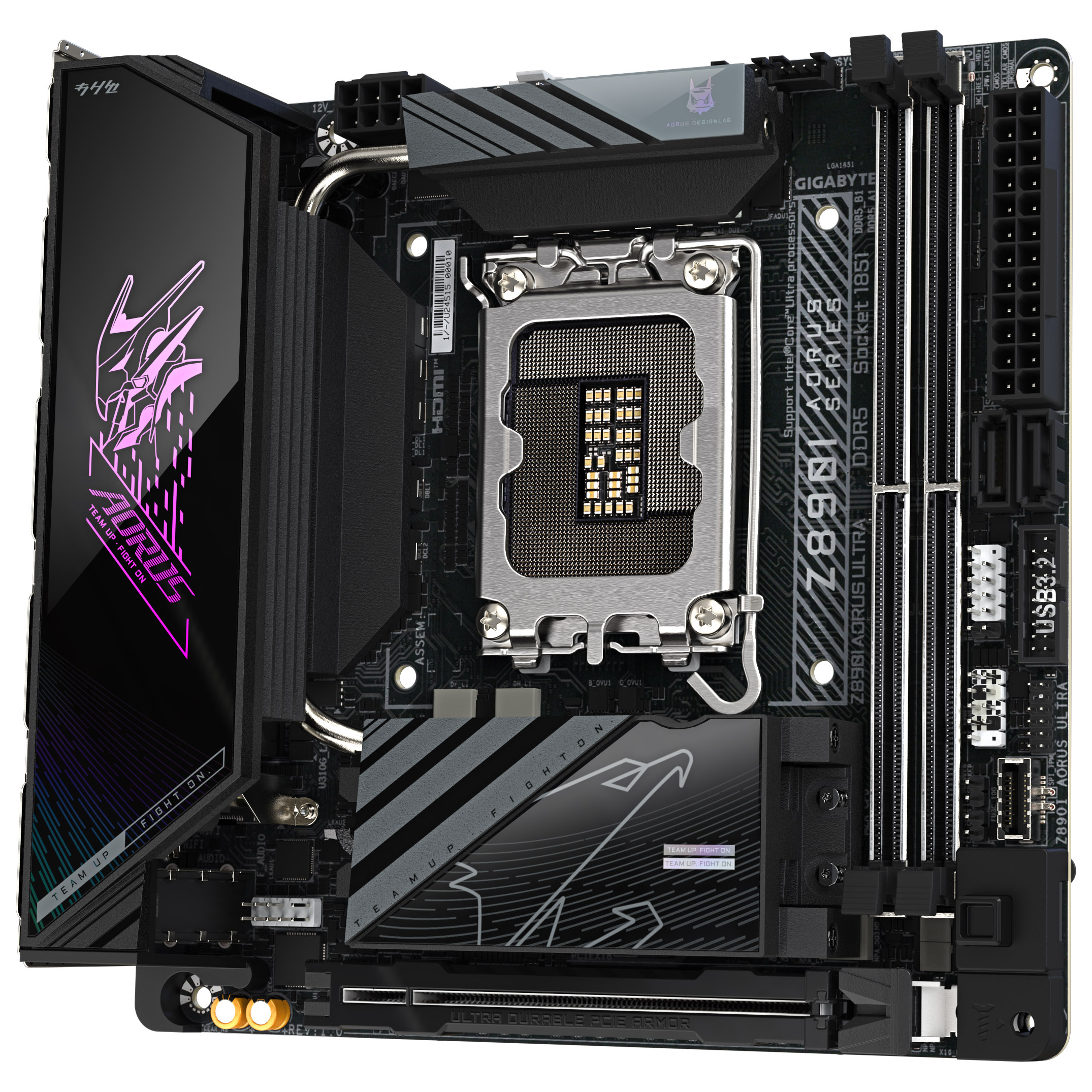 Gigabyte - Gigabyte Z890I AORUS ULTRA (LGA1851) DDR5 Mini ITX Motherboard