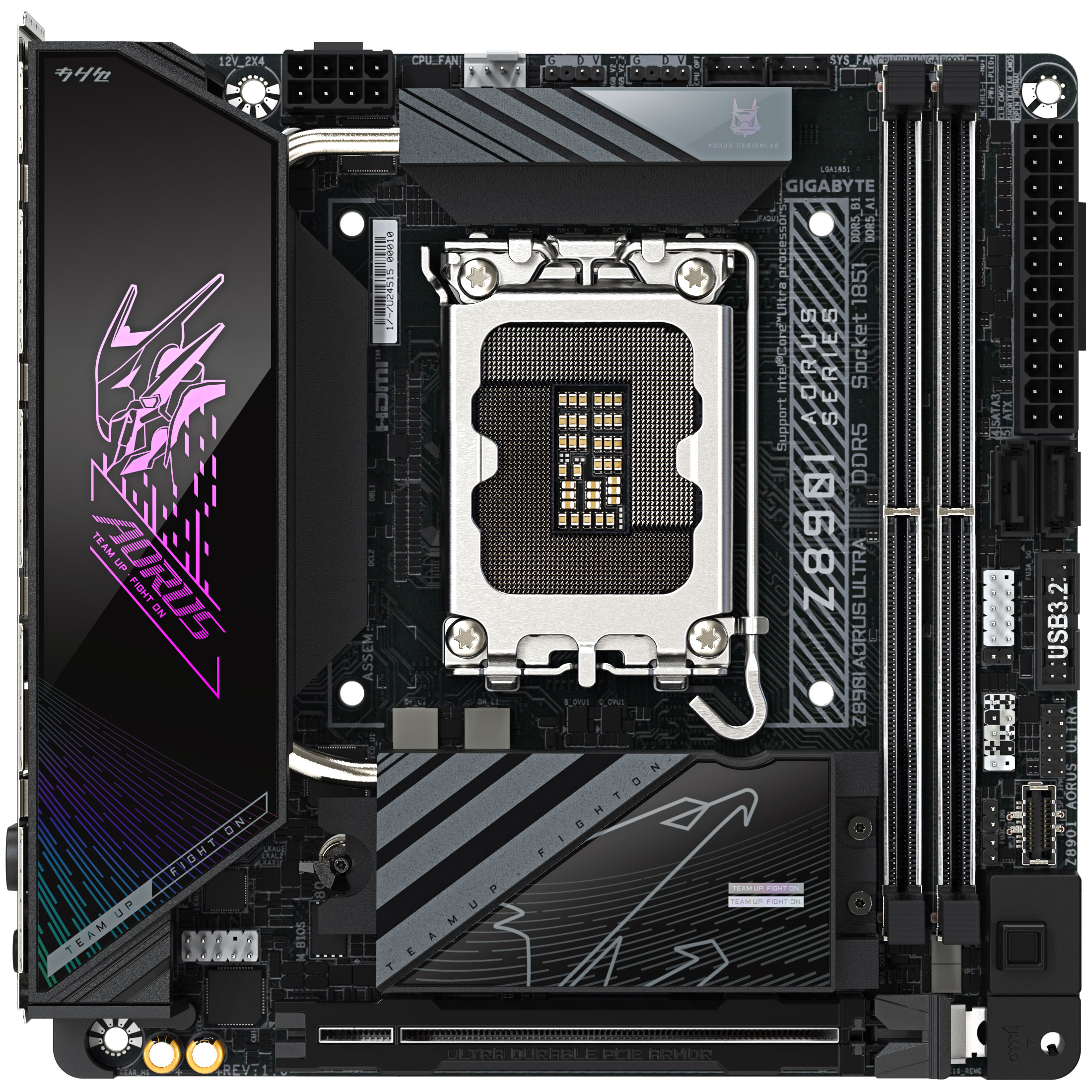 Gigabyte - Gigabyte Z890I AORUS ULTRA (LGA1851) DDR5 Mini ITX Motherboard