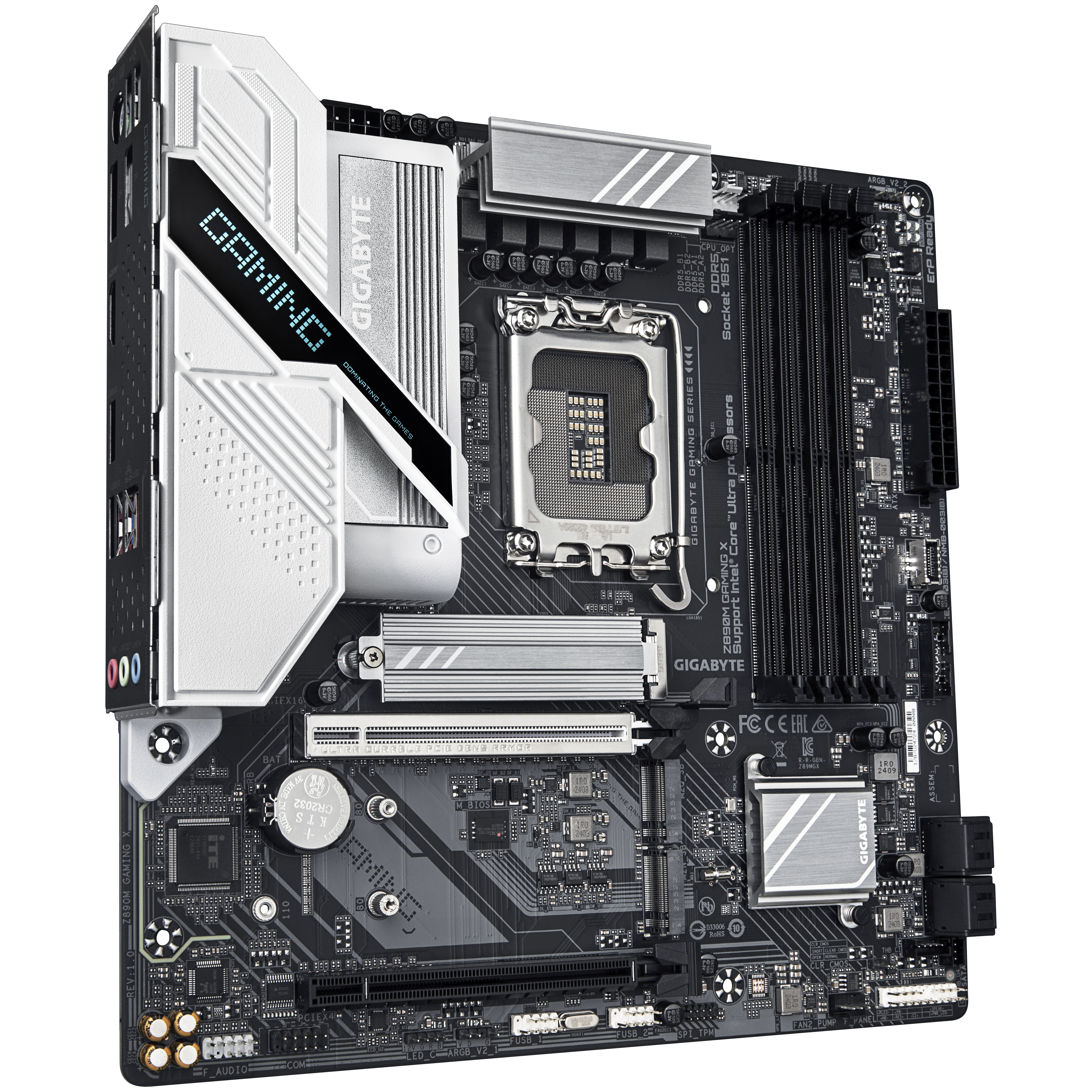 Gigabyte - Gigabyte Z890M GAMING X (LGA1851) DDR5 Micro ATX Motherboard