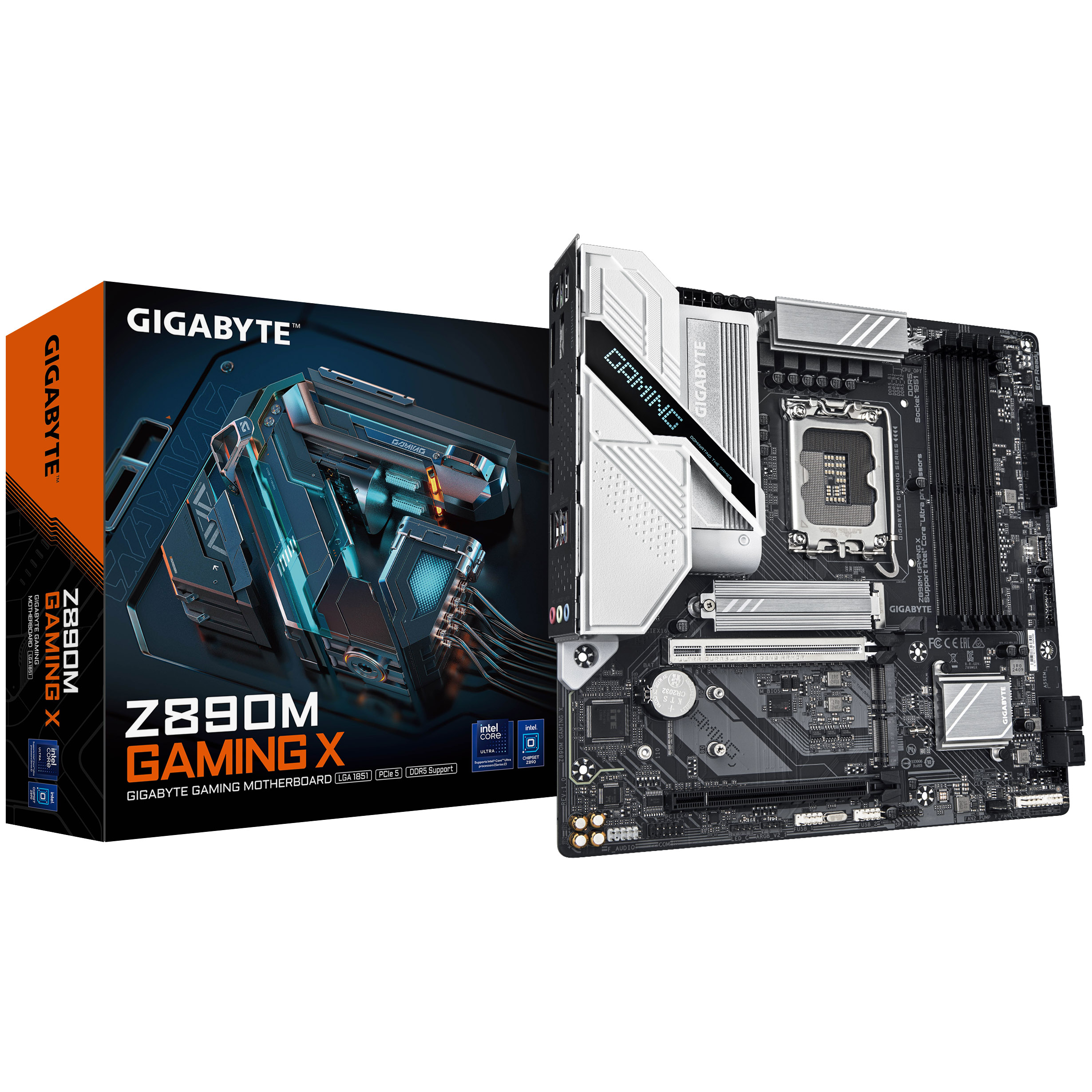 Gigabyte Z890M GAMING X (LGA1851) DDR5 Micro ATX Motherboard