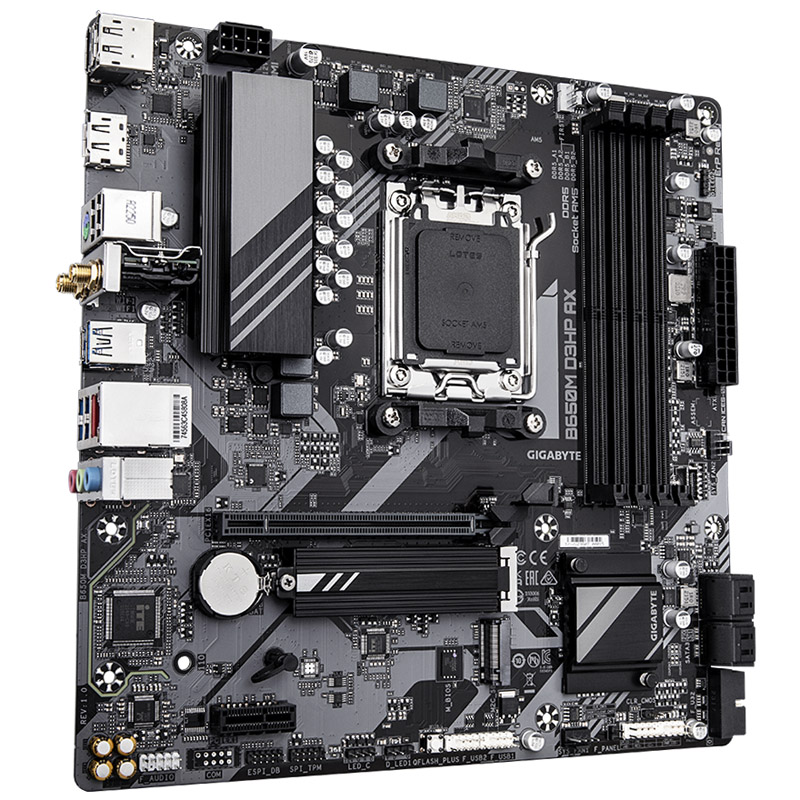 Gigabyte - Gigabyte B650M D3HP AX (Socket AM5) DDR5 Micro-ATX Motherboard