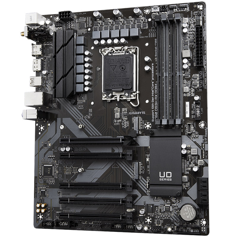 Gigabyte - Gigabyte B760 DS3H AX (LGA 1700) DDR4 ATX Motherboard