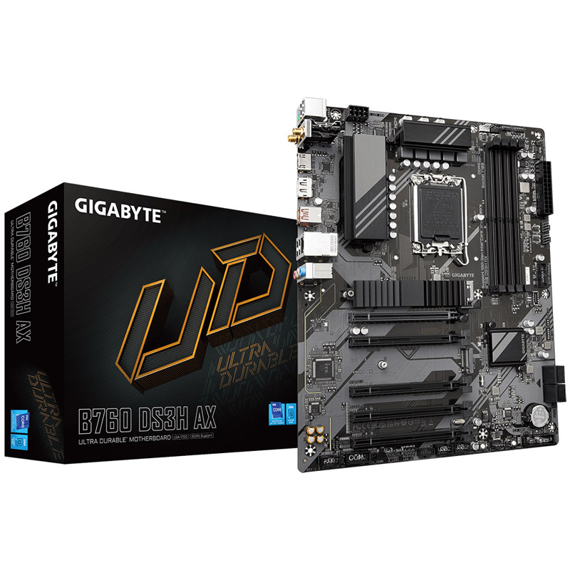 Gigabyte B760 DS3H AX (LGA 1700) DDR5 ATX Motherboard