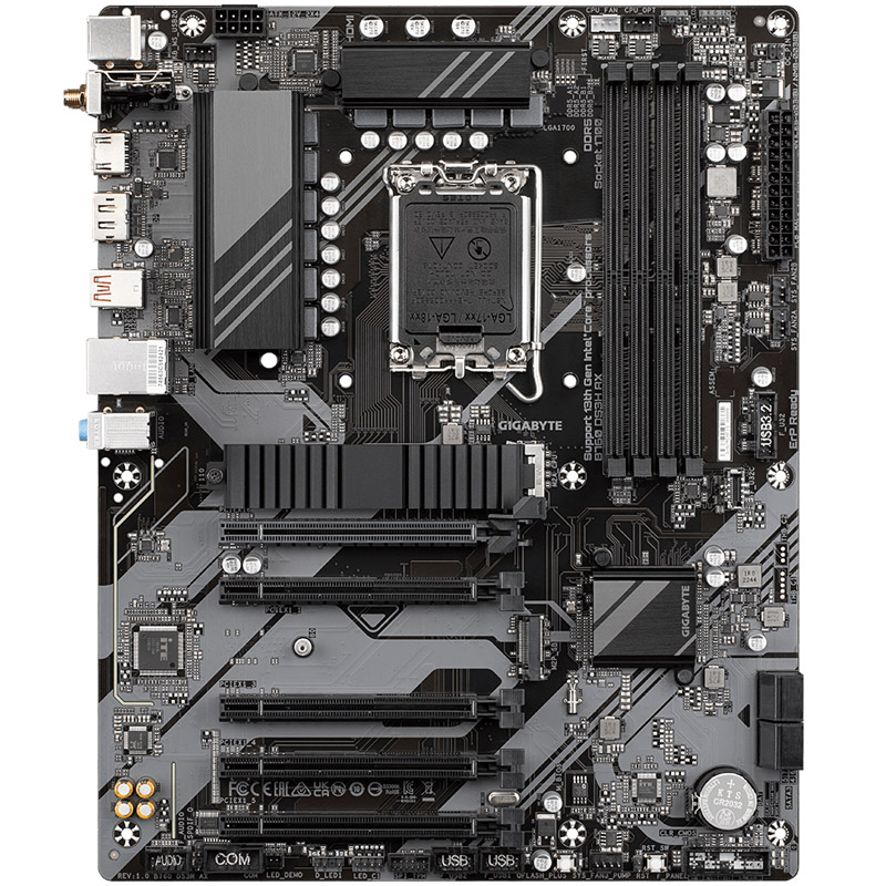 Gigabyte - Gigabyte B760 DS3H AX (LGA 1700) DDR5 ATX Motherboard