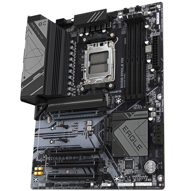 Gigabyte - Gigabyte B650 EAGLE AX (Socket AM5) DDR5 ATX Motherboard