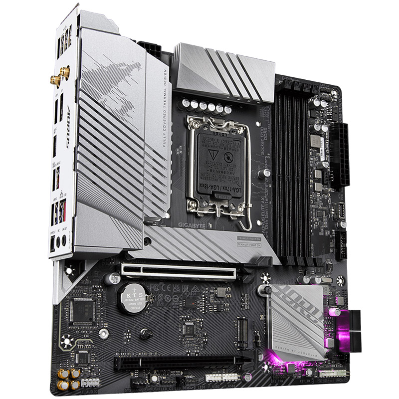 Gigabyte - Gigabyte B760M AORUS ELITE AX (LGA 1700) DDR5 Micro-ATX Motherboard