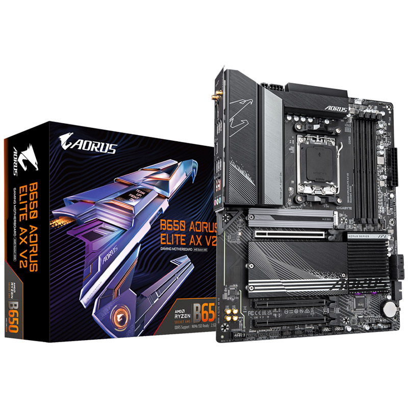 Gigabyte B650 Aorus Elite AX V2 (Socket AM5) DDR5 ATX Motherboard