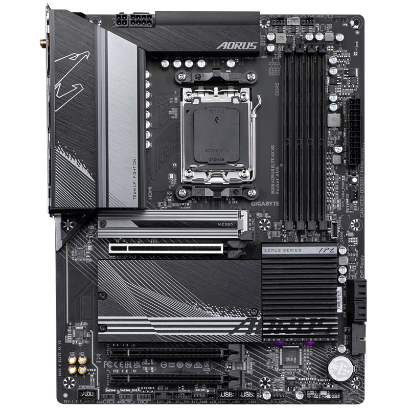 Gigabyte - Gigabyte B650 Aorus Elite AX V2 (Socket AM5) DDR5 ATX Motherboard