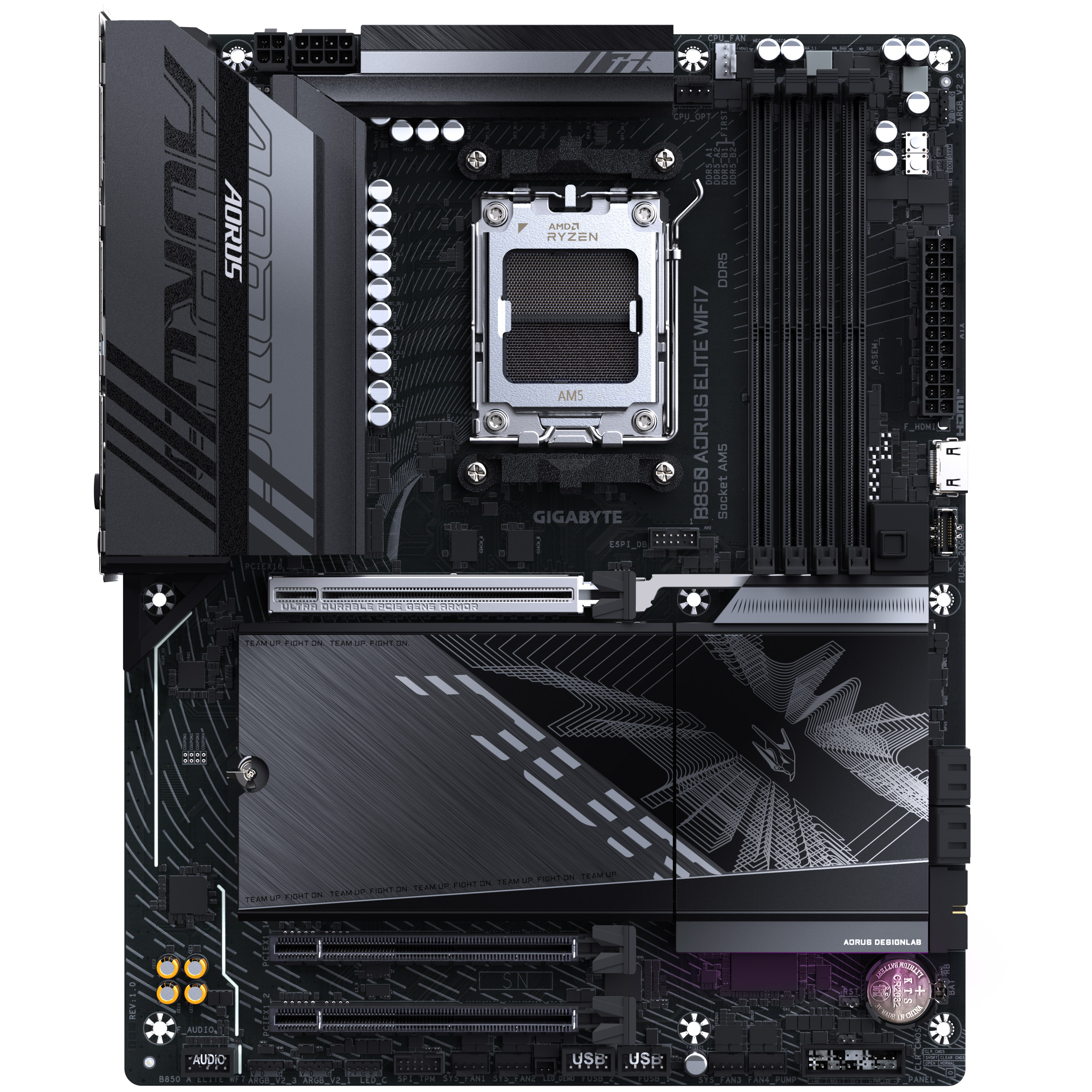 Gigabyte - Gigabyte B850 Aorus Elite WIFI7 (Socket AM5) DDR5 ATX Motherboard