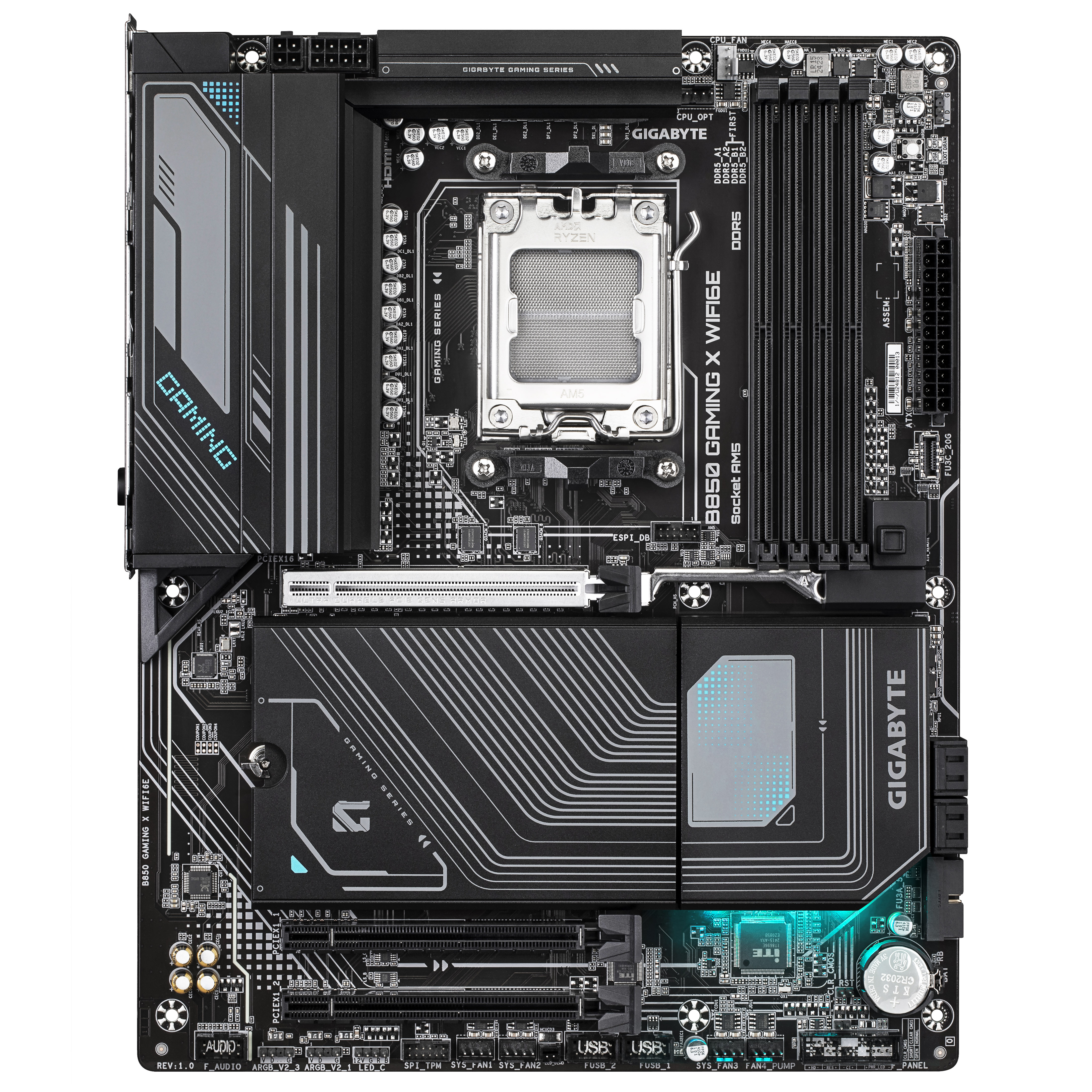 Gigabyte - Gigabyte B850 GAMING X WIFI6E (Socket AM5) DDR5 ATX Motherboard