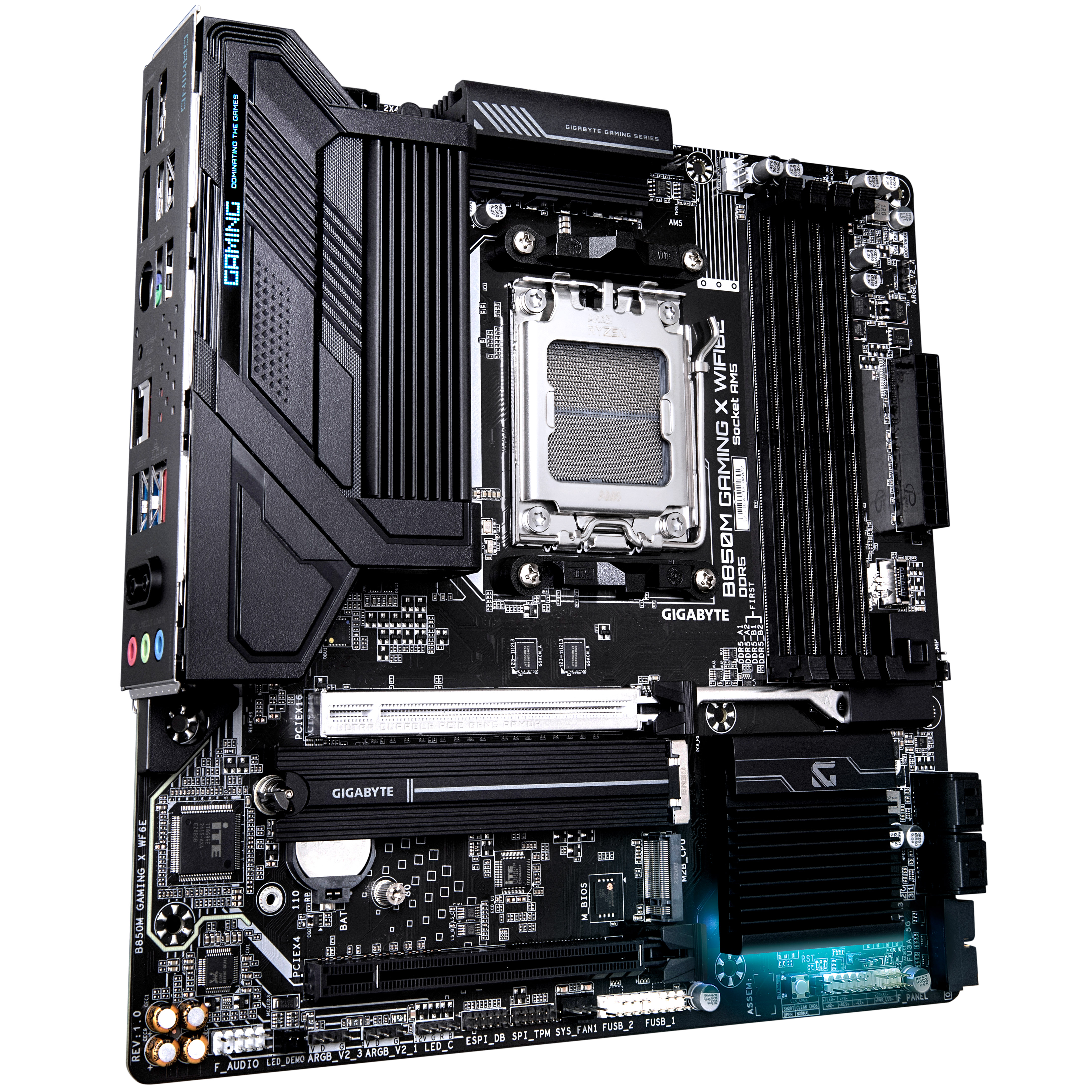 Gigabyte - Gigabyte B850M GAMING X WIFI6E (Socket AM5) DDR5 Micro ATX Motherboard