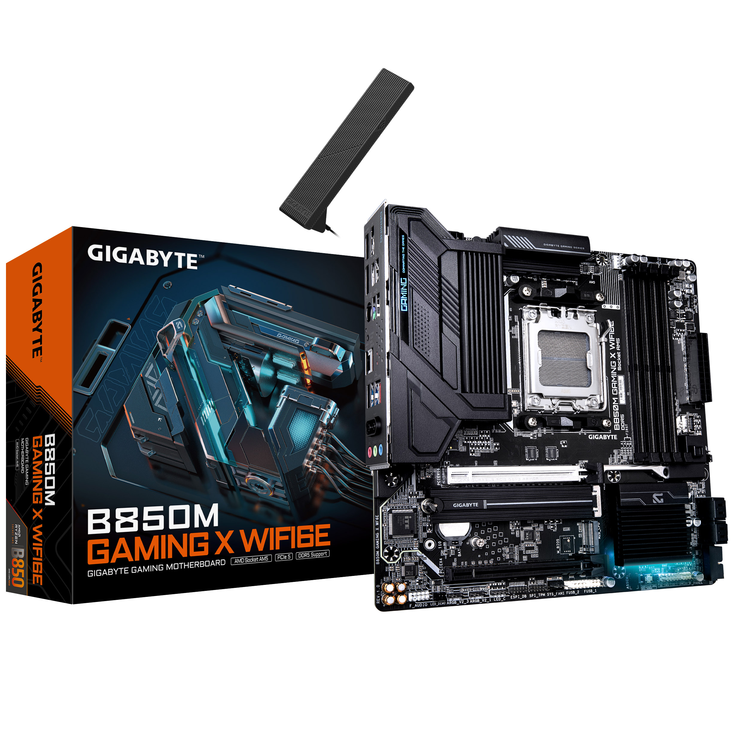 Gigabyte B850M GAMING X WIFI6E (Socket AM5) DDR5 Micro ATX Motherboard