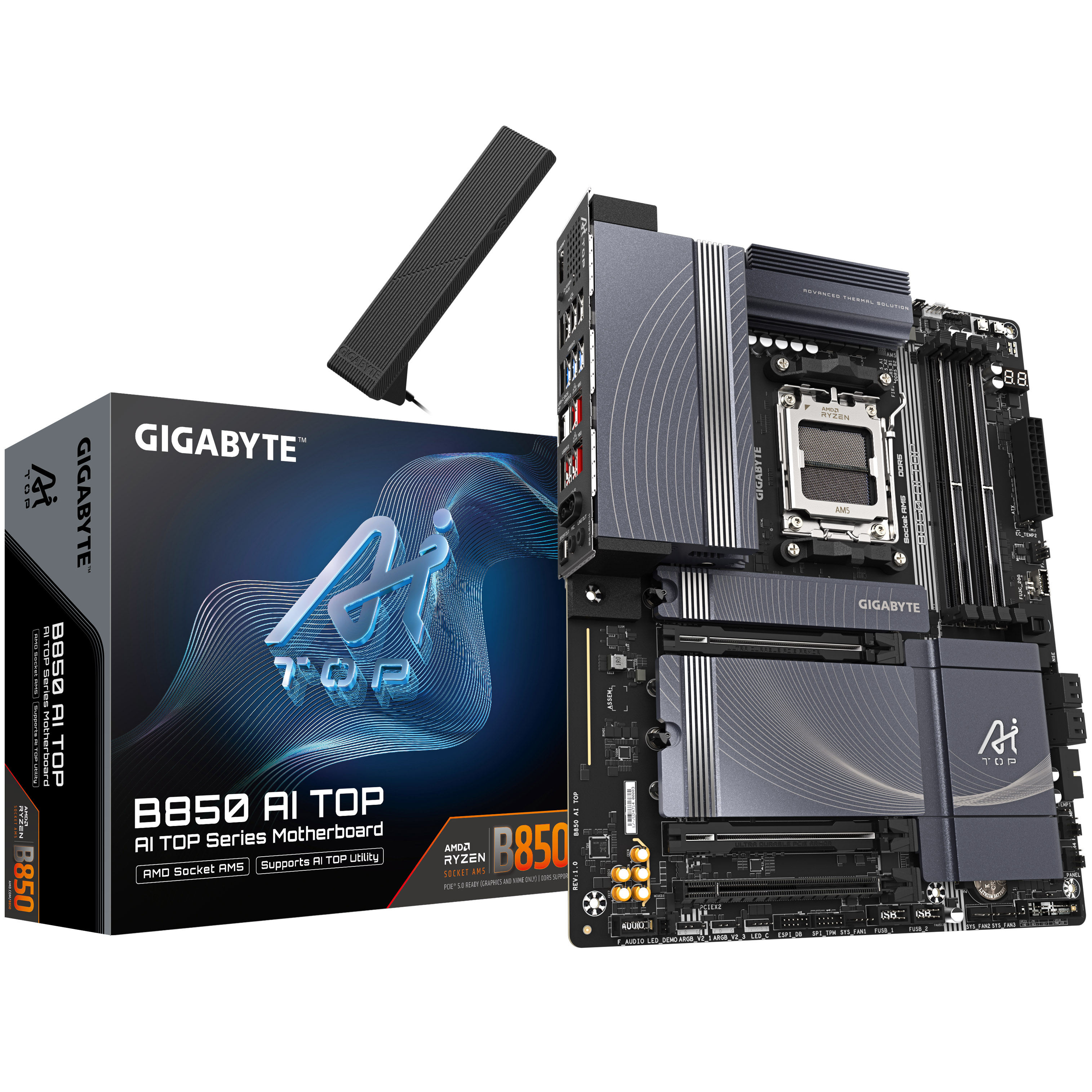 Gigabyte B850 AI TOP (Socket AM5) DDR5 ATX Motherboard