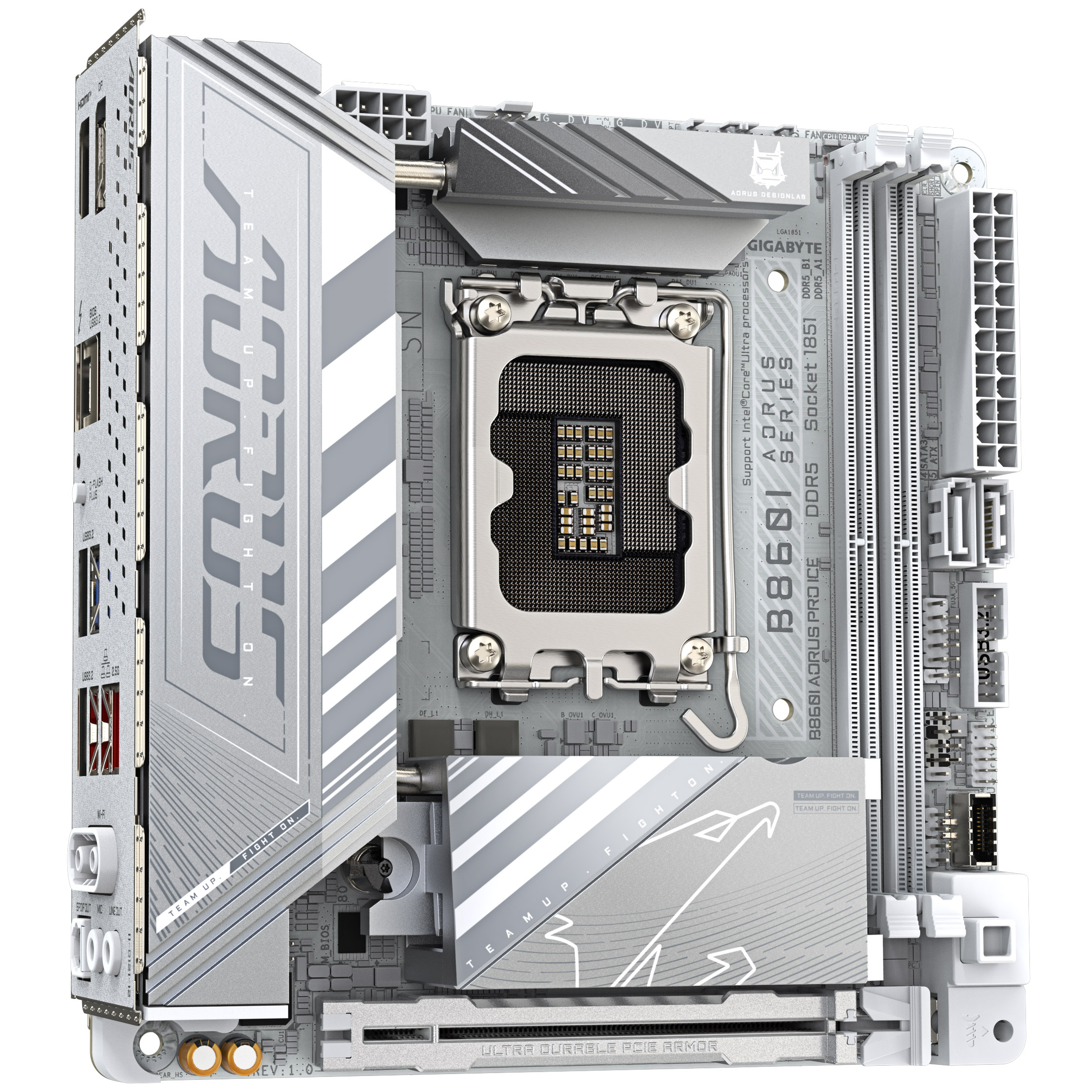 Gigabyte - Gigabyte B860I AORUS PRO ICE (LGA 1851) DDR5 ITX Motherboard