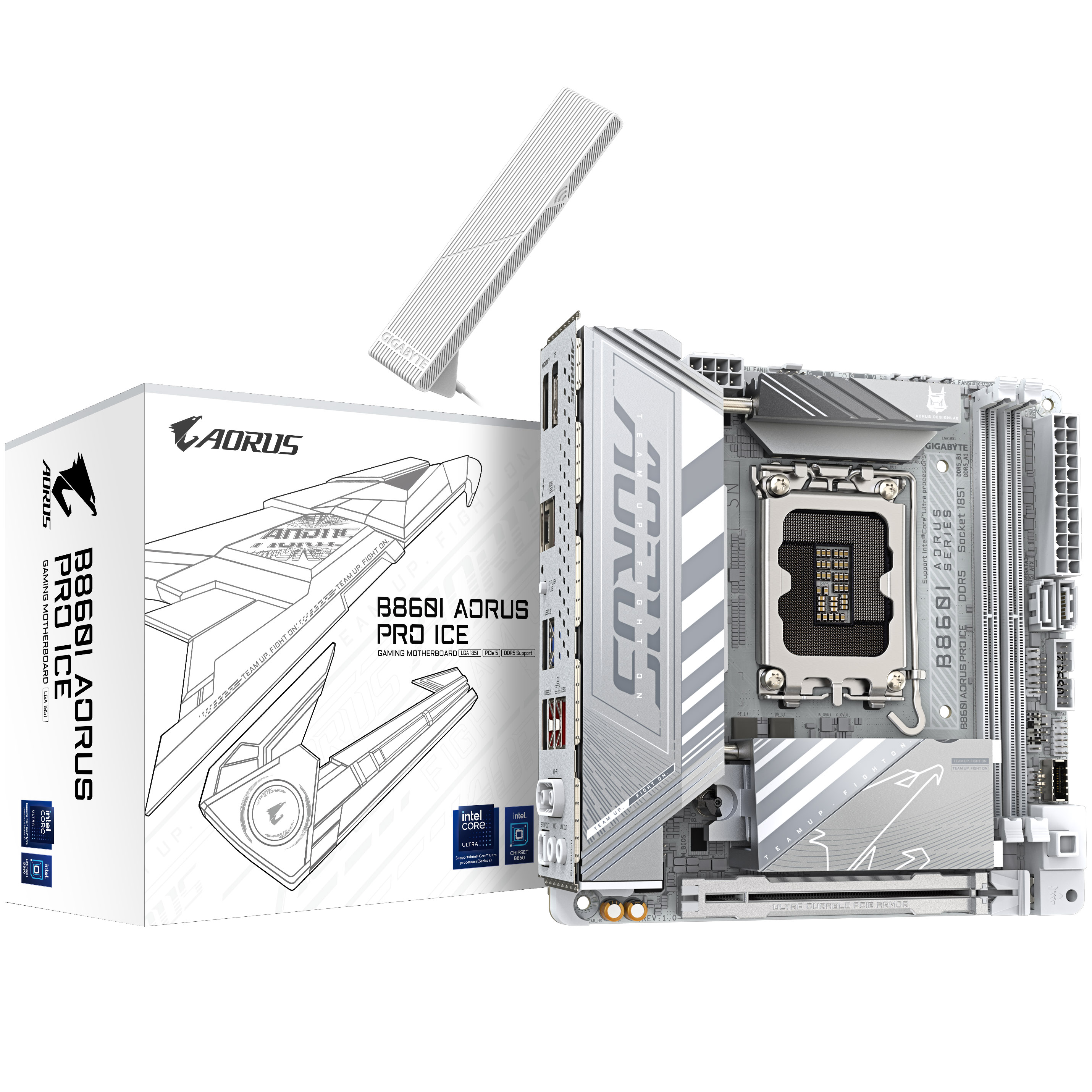 Gigabyte B860I AORUS PRO ICE (LGA 1700) DDR5 ITX Motherboard