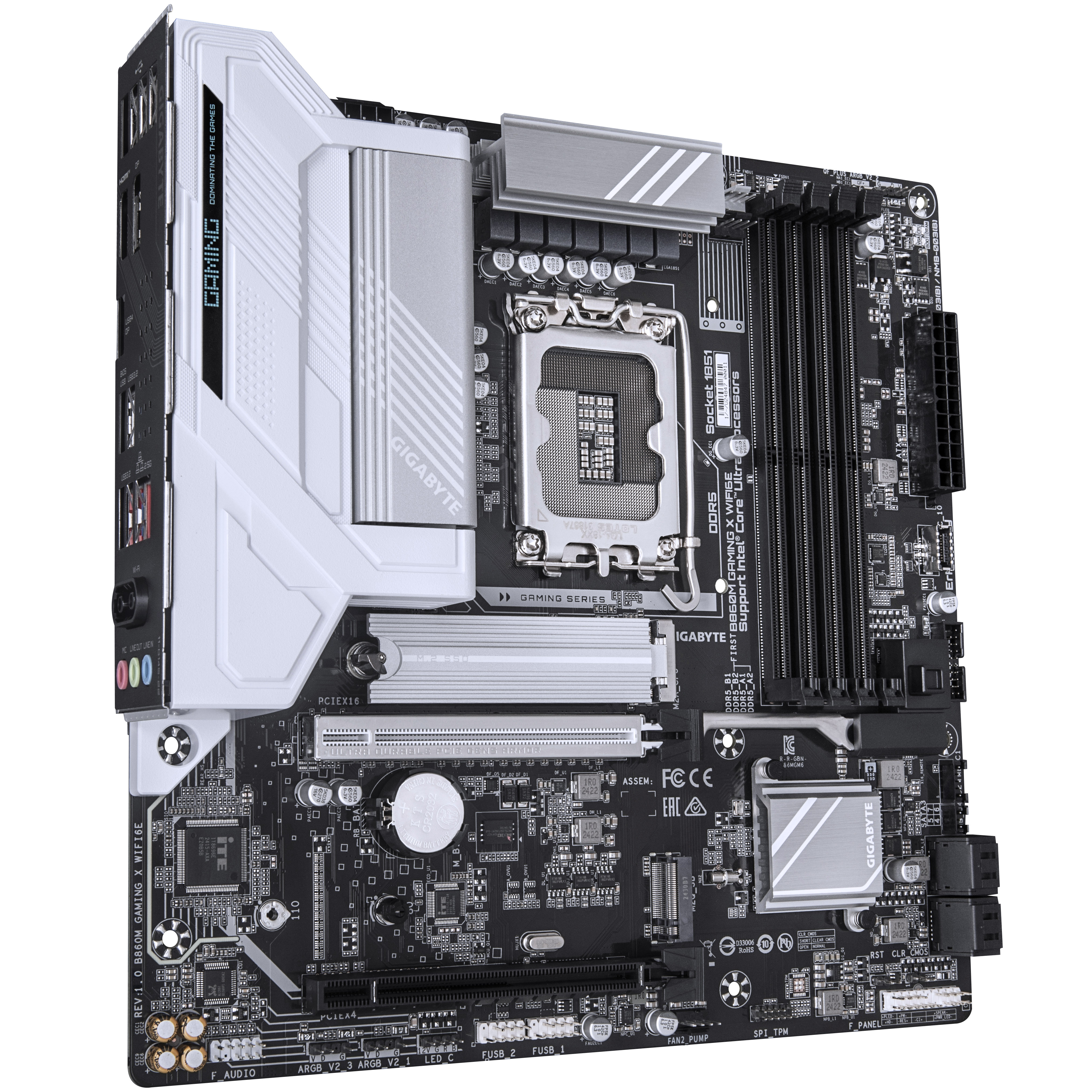 Gigabyte - Gigabyte B860M GAMING X WIFI6E (LGA 1851) DDR5 Micro-ATX Motherboard