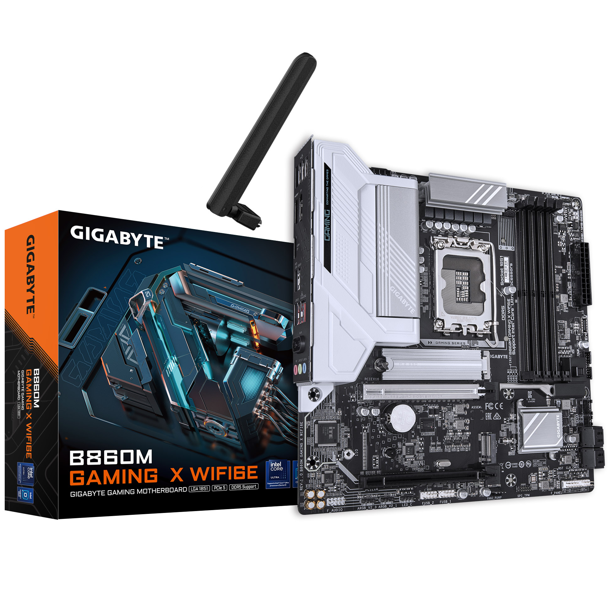 Gigabyte B860M GAMING X WIFI6E (LGA 1851) DDR5 Micro-ATX Motherboard